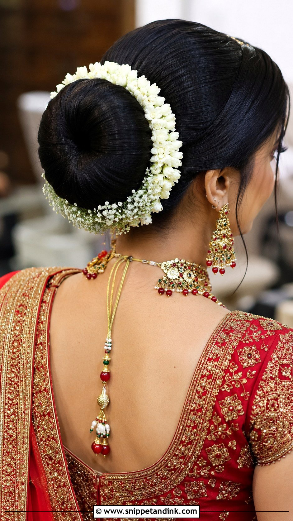 Donut Bun Bridal Juda - Snippet and Ink - 25 Bridal Juda Hairstyles