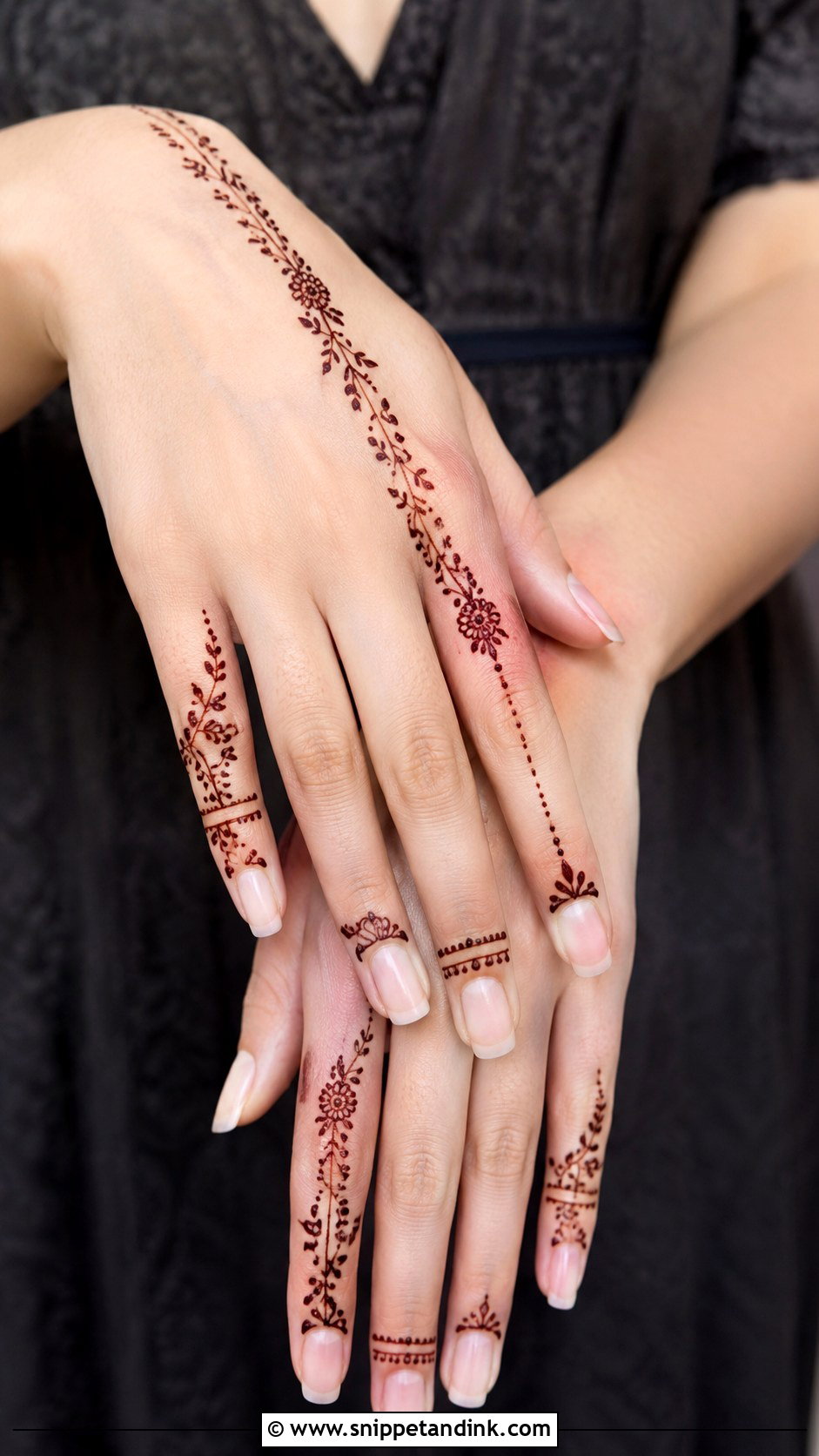 Dotted Finger Mehndi Design - Snippet and Ink - 35 Unique Fingers Mehndi Designs