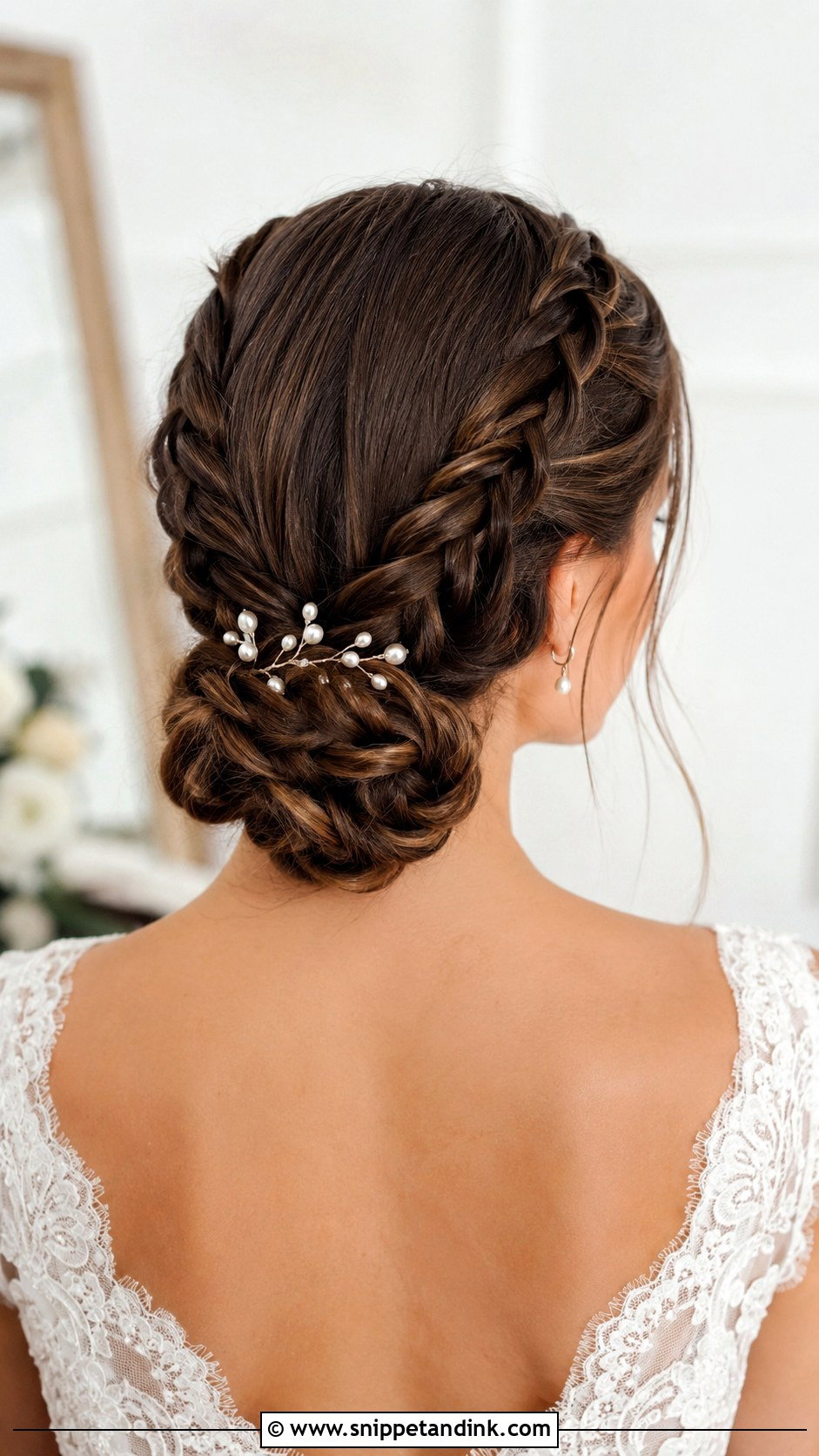Double Braid Updo - Snippet and Ink - 20 Bridal Updo with Braid Ideas