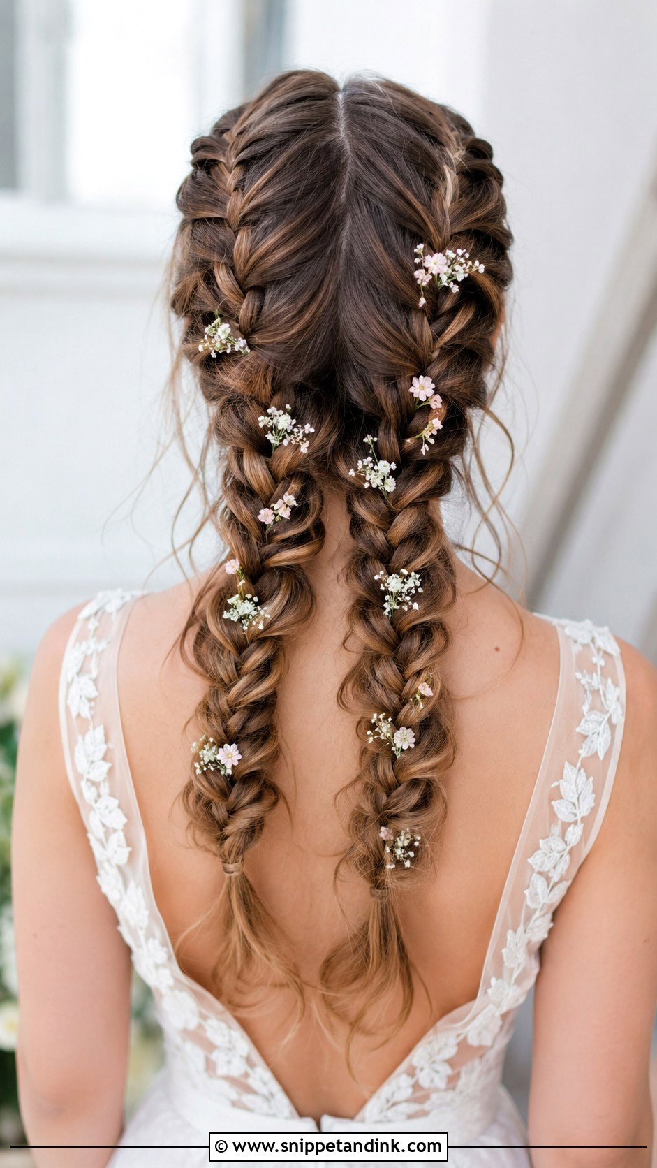 Double Braid for Wedding - Snippet and Ink - 25 Braid Hairstyles for Wedding