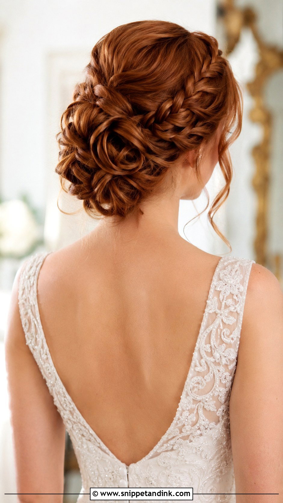 Double Braided Updo - Snippet and Ink - 20 Sims 4 CC Wedding Hair Ideas