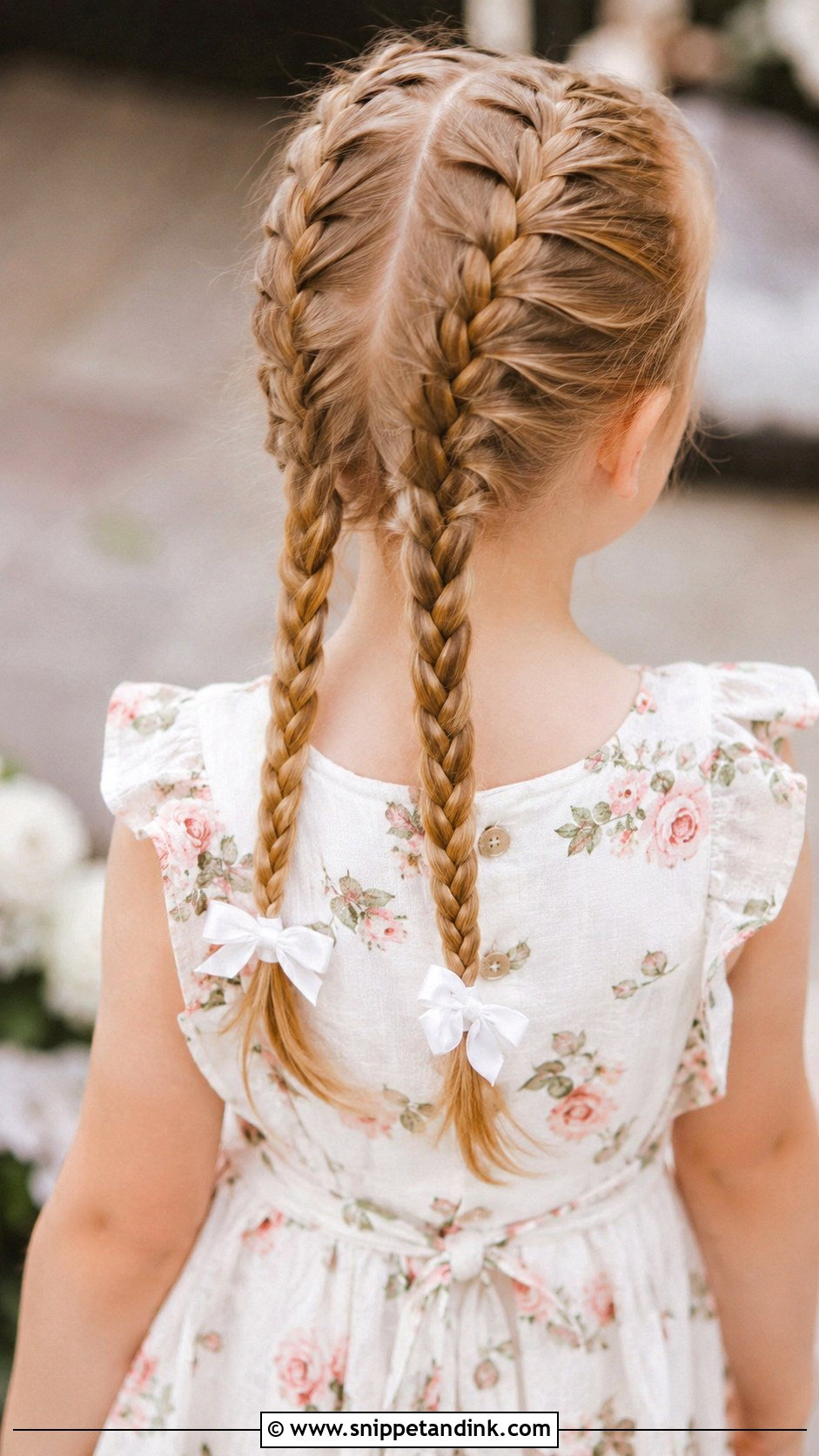Double Braids For Kids Wedding - Snippet and Ink - 20 Hairstyles for Kids for Weddings