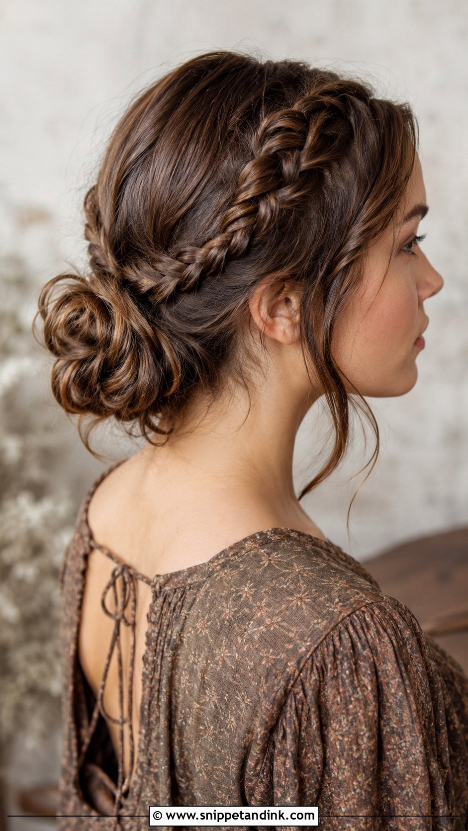 Double Braids With Low Bun for Wedding Guest - Snippet and Ink - 30 Easy Hairstyles for Wedding Guest