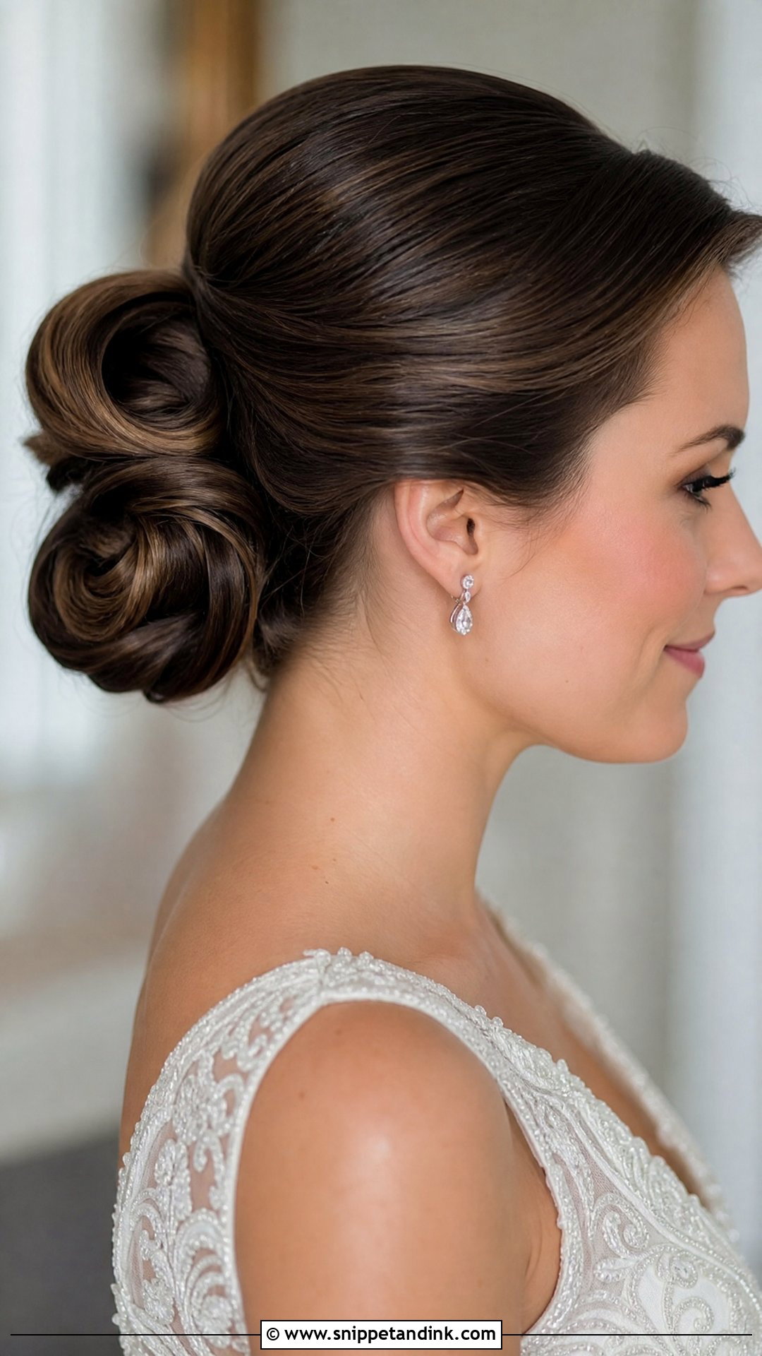 Double Bridal Bun - Snippet and Ink - 15 Bride Bun Hairstyles Wedding Day