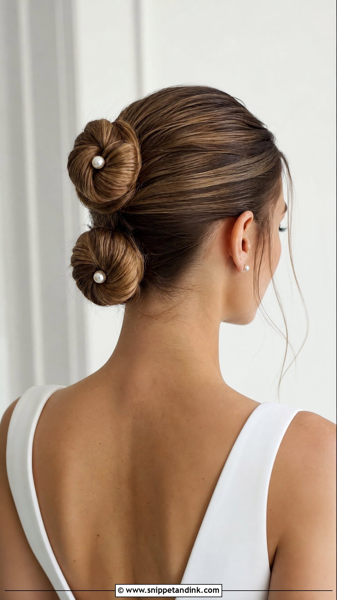 Double Bun Bridal Style - Snippet and Ink - 25 Bridal Bun Hairstyles Brides