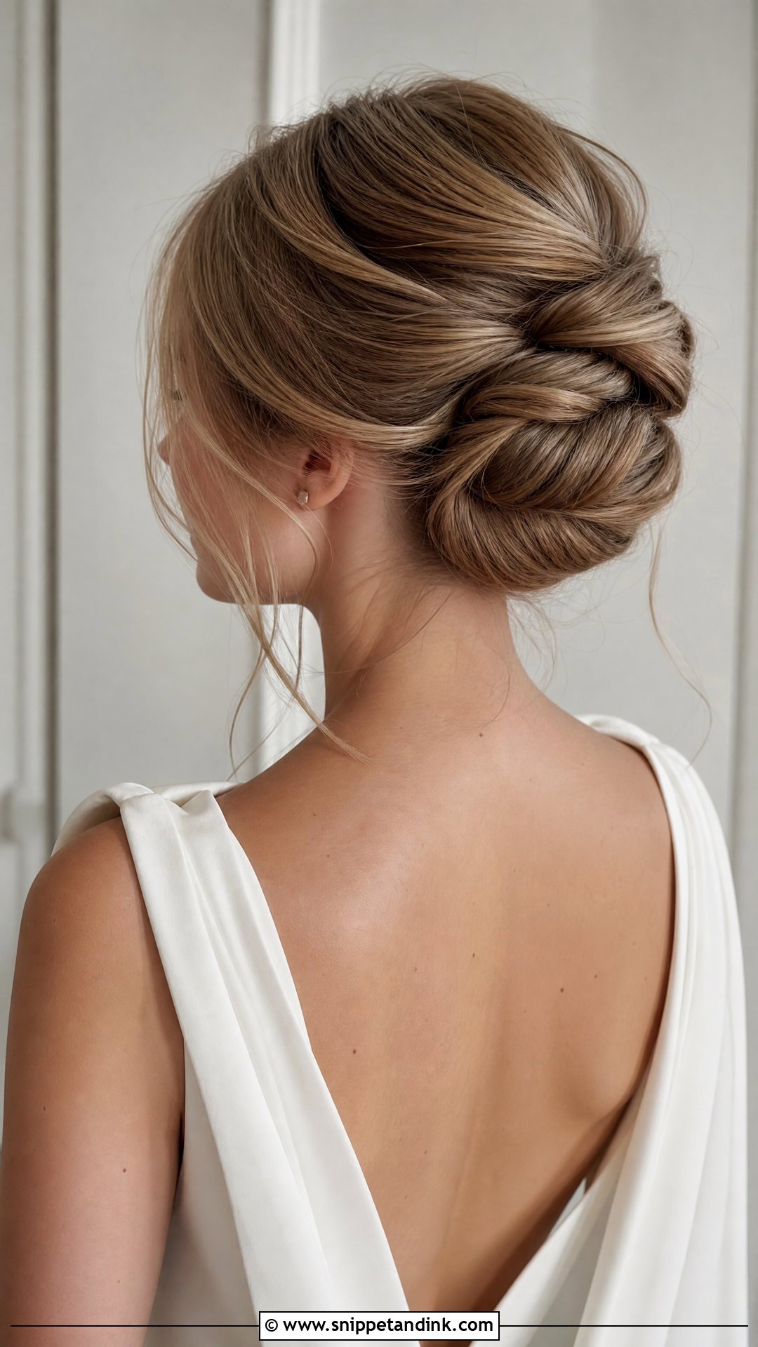 Double Bun Twist - Snippet and Ink - 20 Simple Bridal Bun Ideas