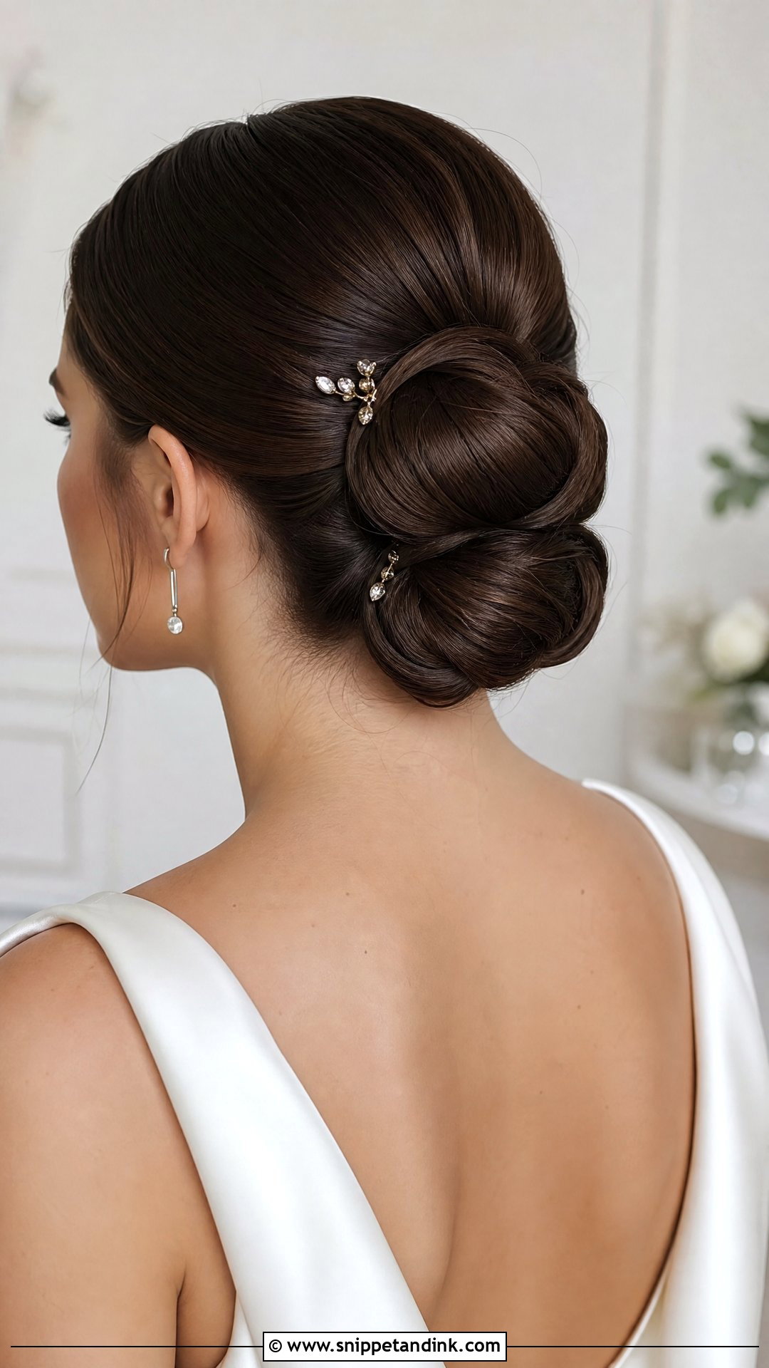 Double Bun Wedding Hair - Snippet and Ink - 15 Bun Hairdo Wedding Ideas