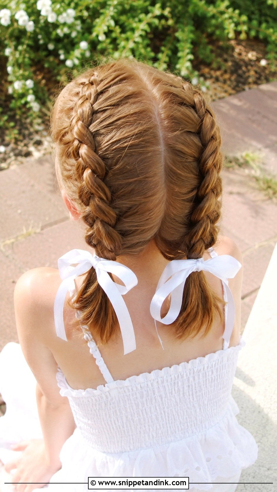 Double Dutch Braids - Snippet and Ink - 25 Flowergirls Hairstyle Ideas