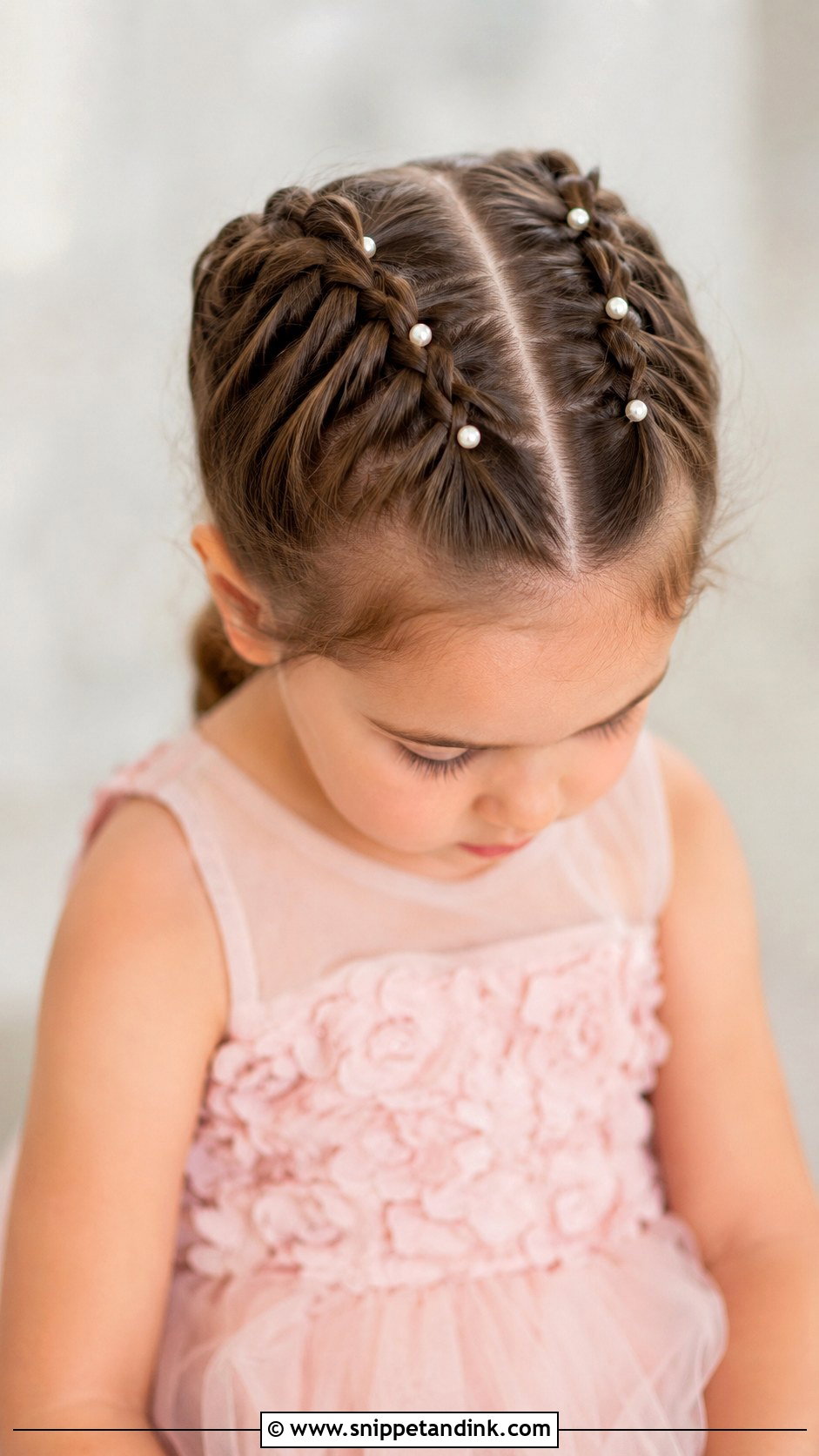 Double Dutch Braids - Snippet and Ink - 25 Toddler Wedding Hairstyles
