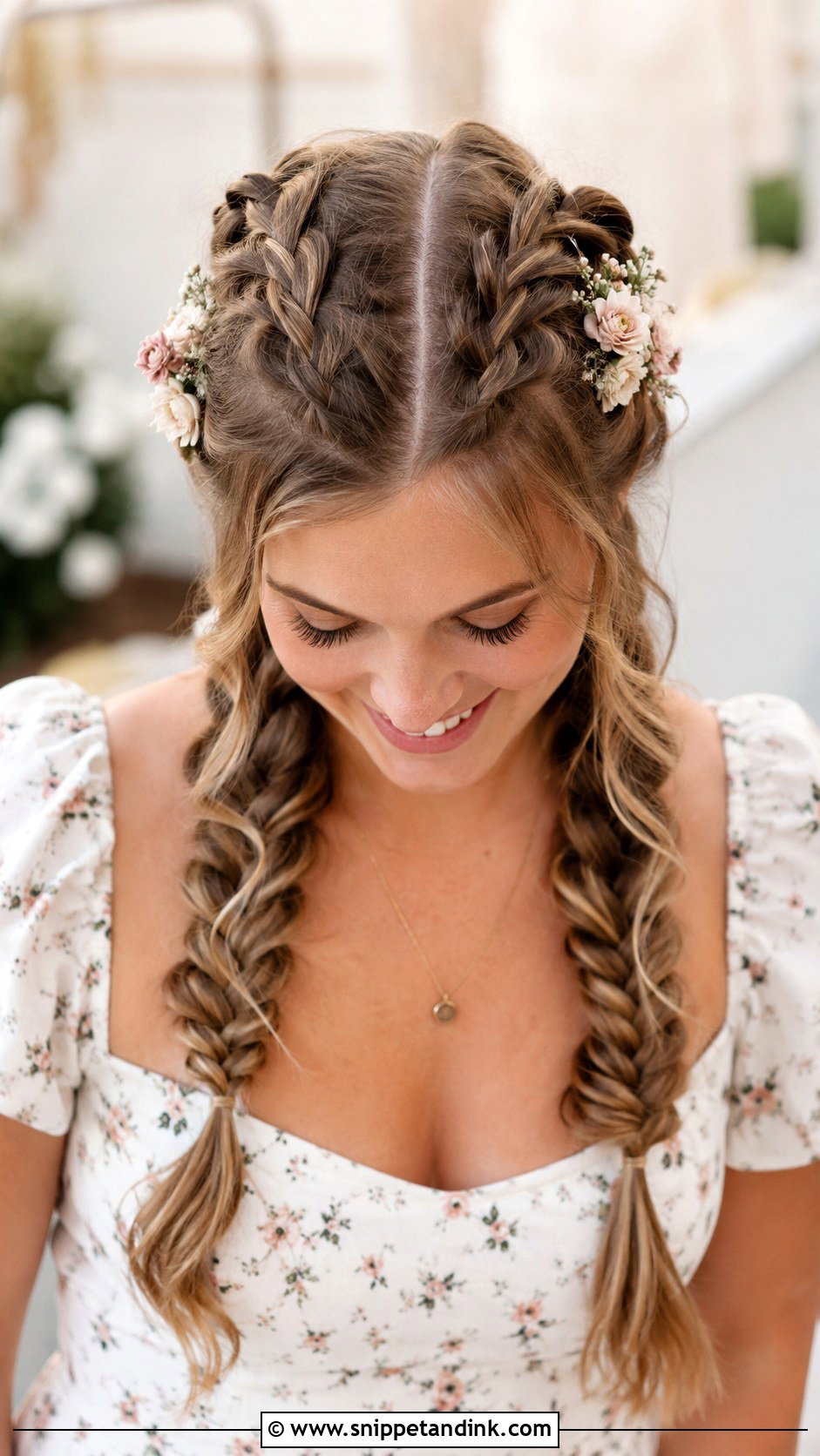 Double Dutch Braids - Snippet and Ink - 30 Hairstyle for Engagement Ideas