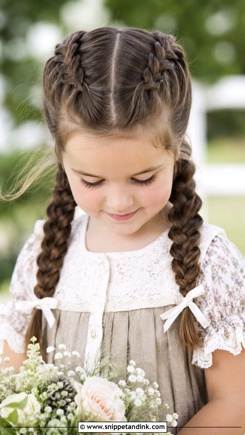 Double Dutch Braids - Snippet and Ink - 30 Kids Hairstyles for Wedding