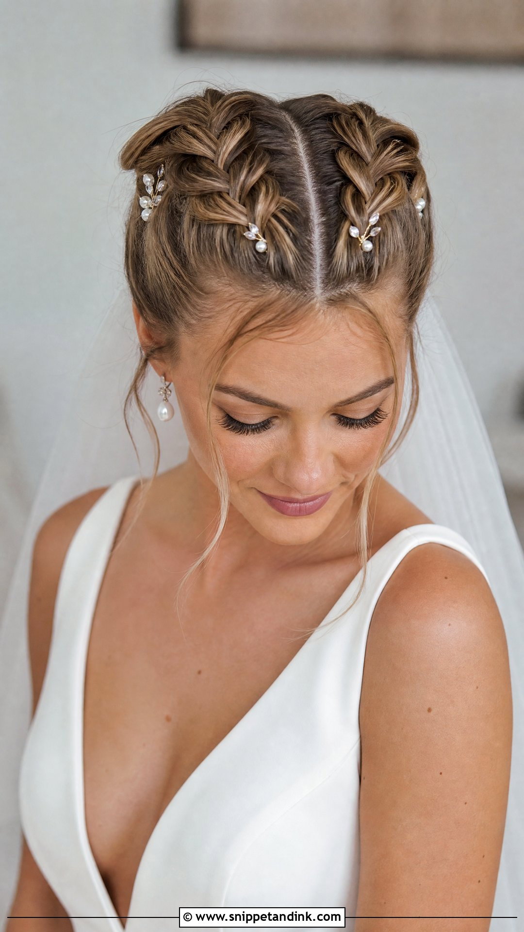 Double Dutch Braids - Snippet and Ink - 20 Bridal Braid Hairstyles