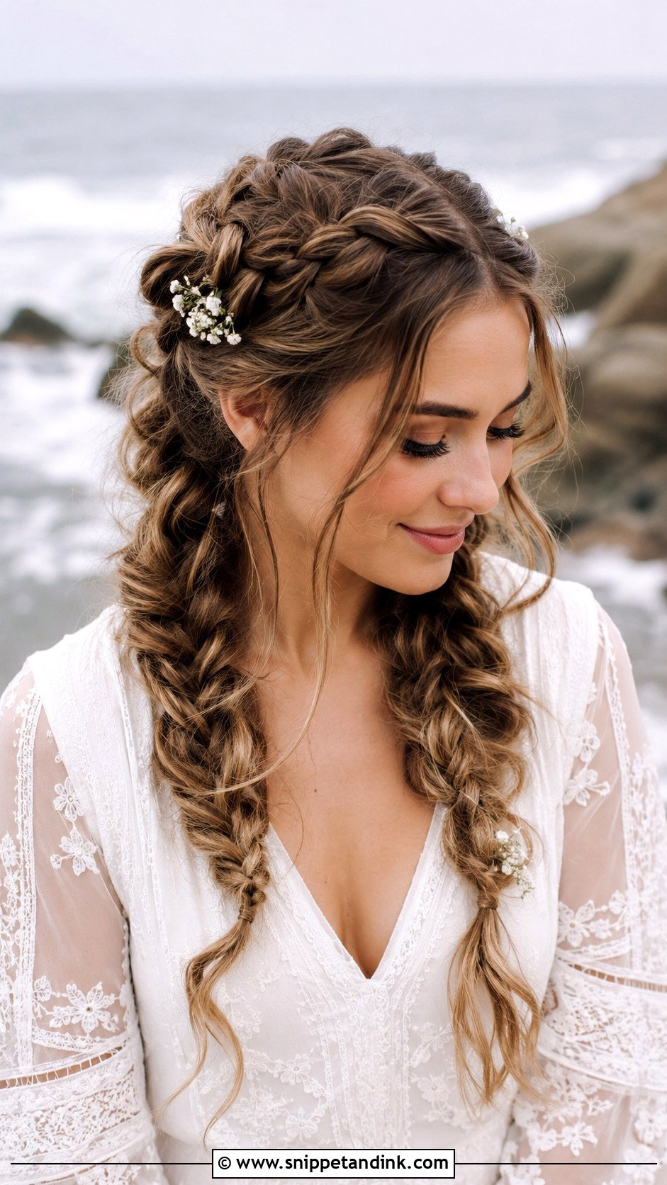 Double Dutch Braids - Snippet and Ink - 20 Mamma Mia Wedding Hair Ideas
