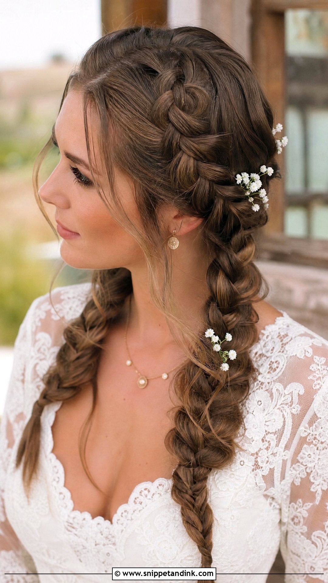 Double Dutch Braids - Snippet and Ink - 20 Western Wedding Hair Ideas