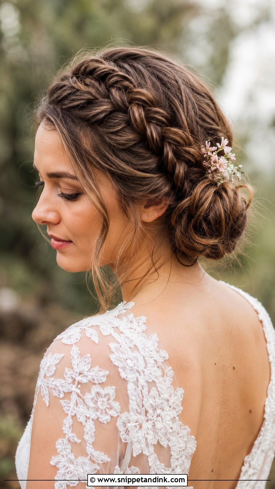 Double Dutch Braids Into Bun - Snippet and Ink - 20 Boho Bride Hairstyles