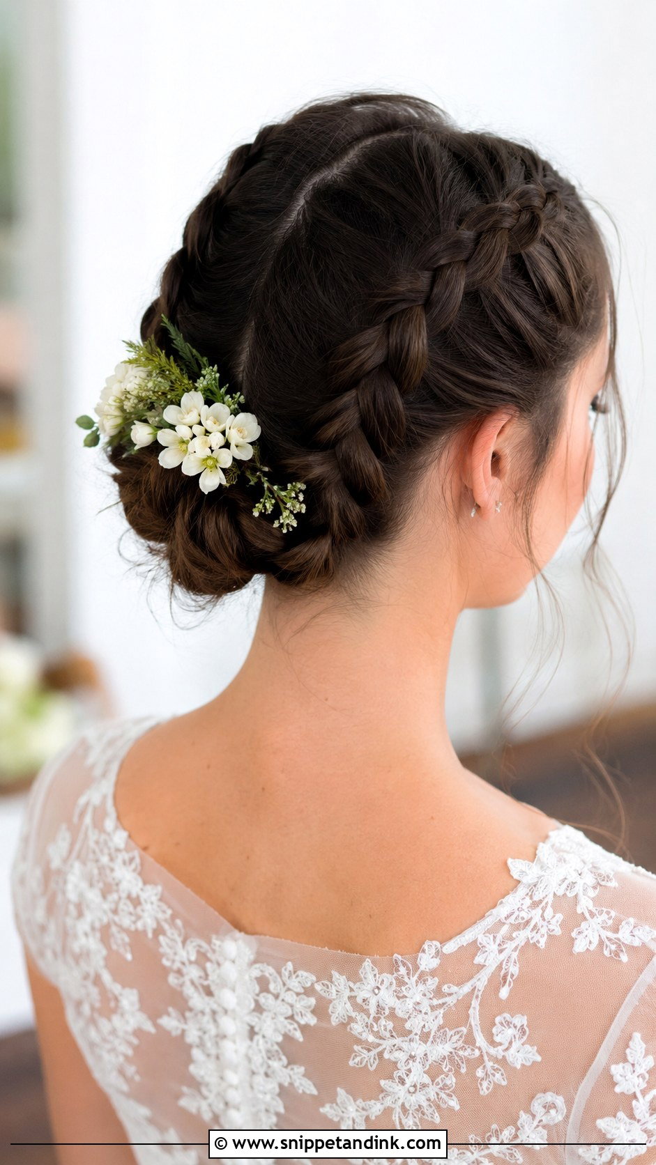 Double Dutch Braids Into Updo - Snippet and Ink - 20 Bride Braided Hairstyles