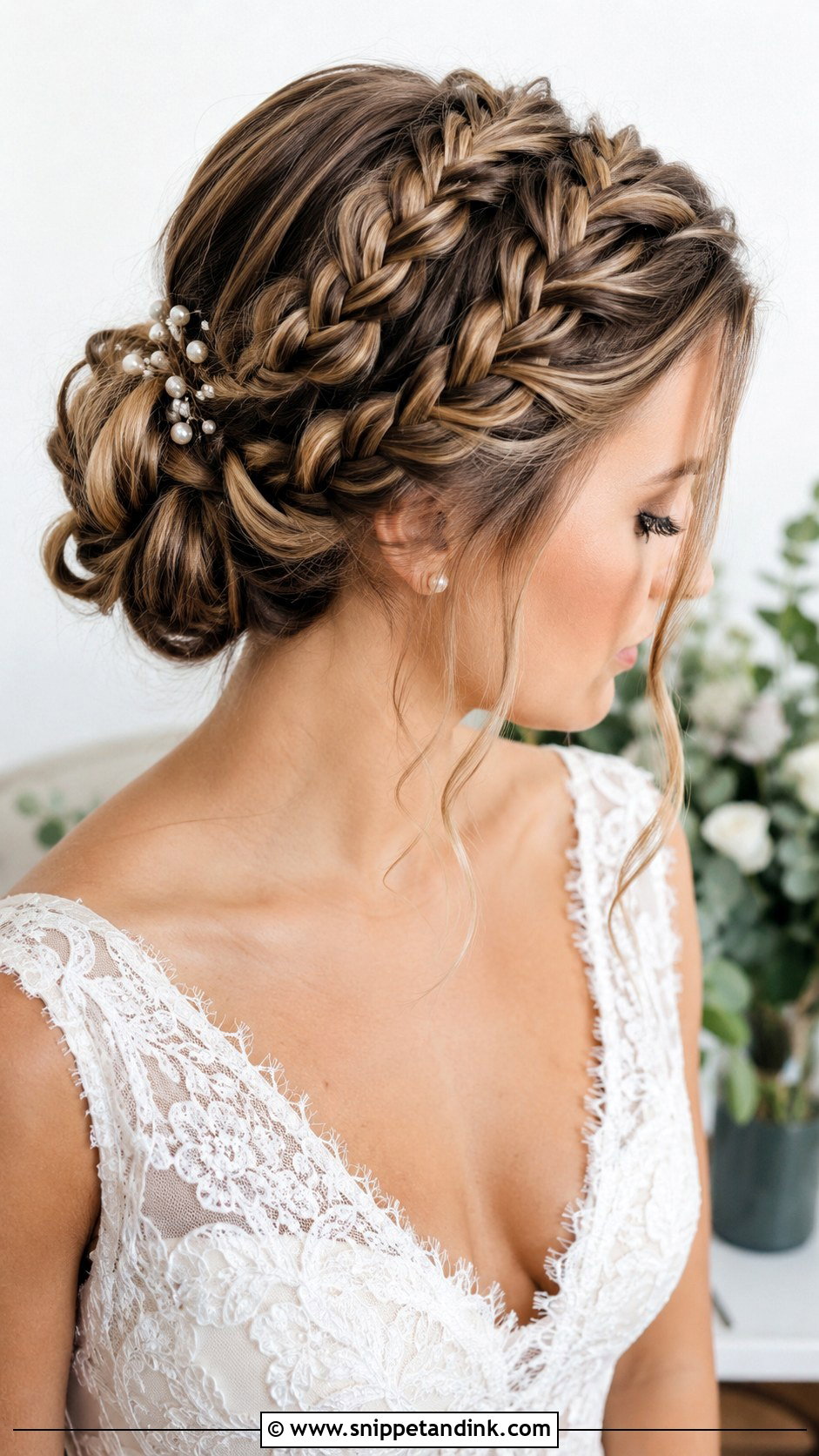 Double Dutch Braids Into Updo - Snippet and Ink - 25 Long Hair Wedding Hairstyles