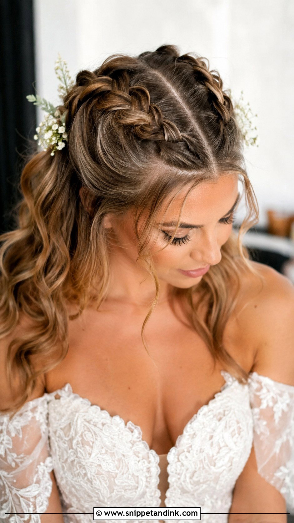 Double Dutch Braids Wedding Style - Snippet and Ink - 25 Bridal Braided Hairstyles
