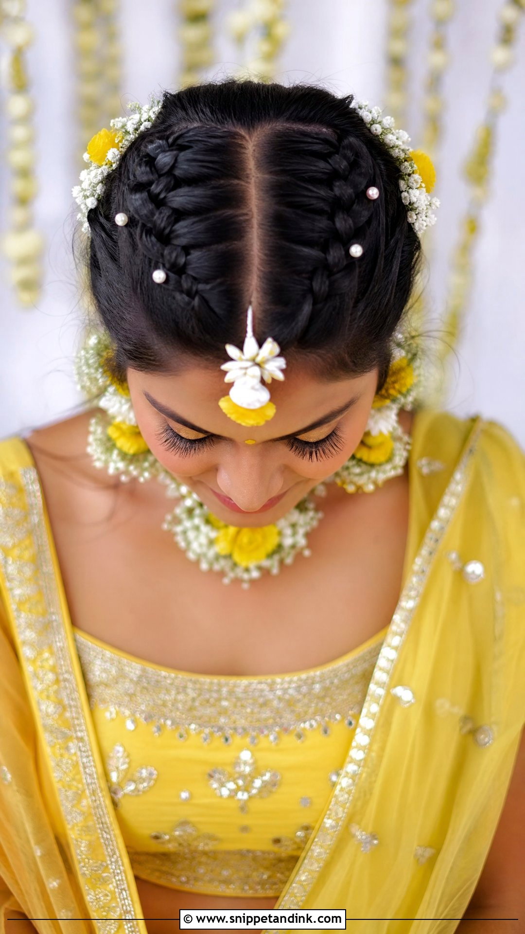 Double Dutch Braids for Brides - Snippet and Ink - 20 Indian Bridal Braids for Long Hair