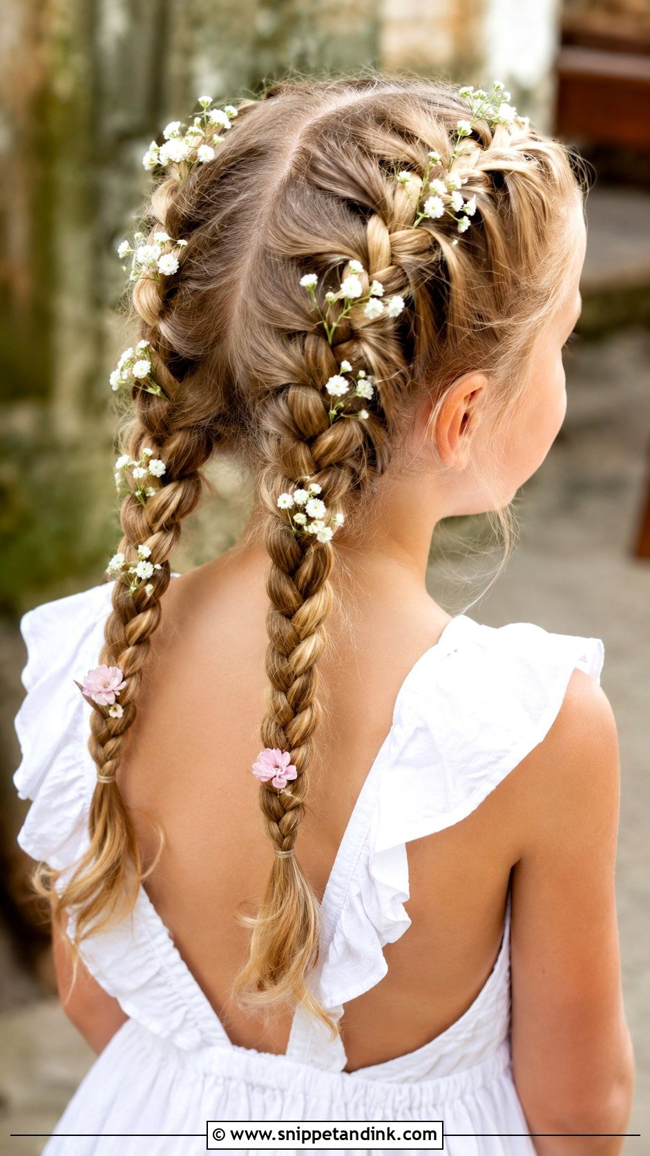 Double Dutch Braids for Kids - Snippet and Ink - 25 Kids Wedding Hairstyles