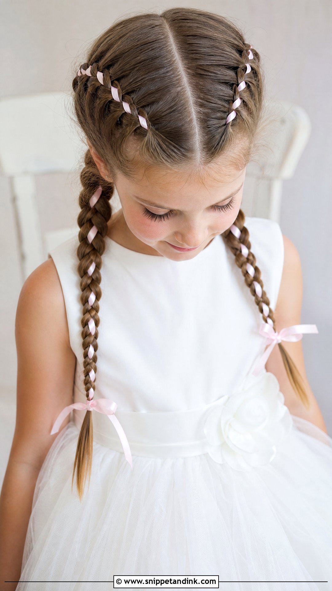Double Dutch Braids for Kids - Snippet and Ink - 20 Kids Hair Styles for Wedding