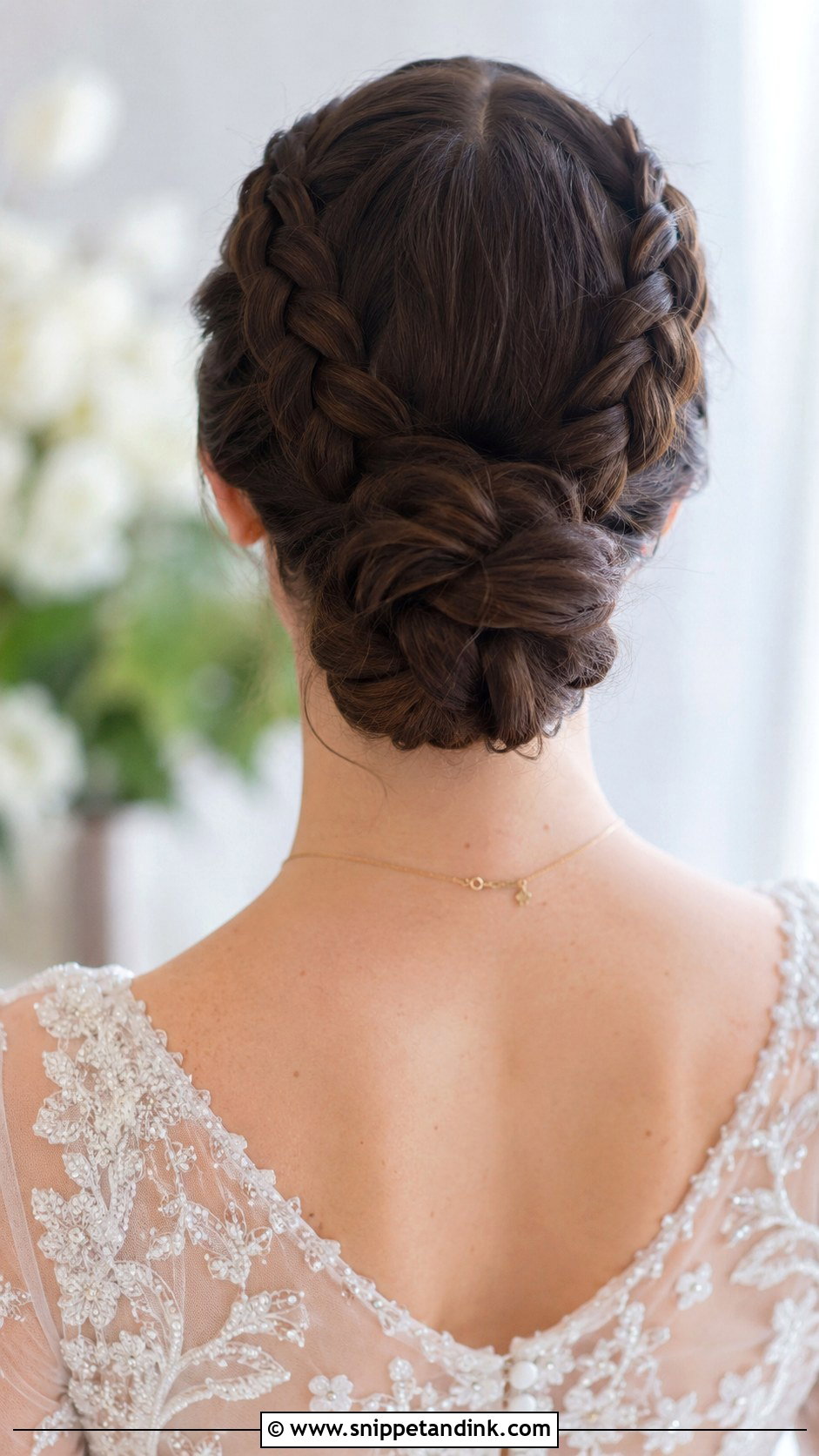 Double French Braid Updo - Snippet and Ink - 20 French Braid Wedding Hairstyles