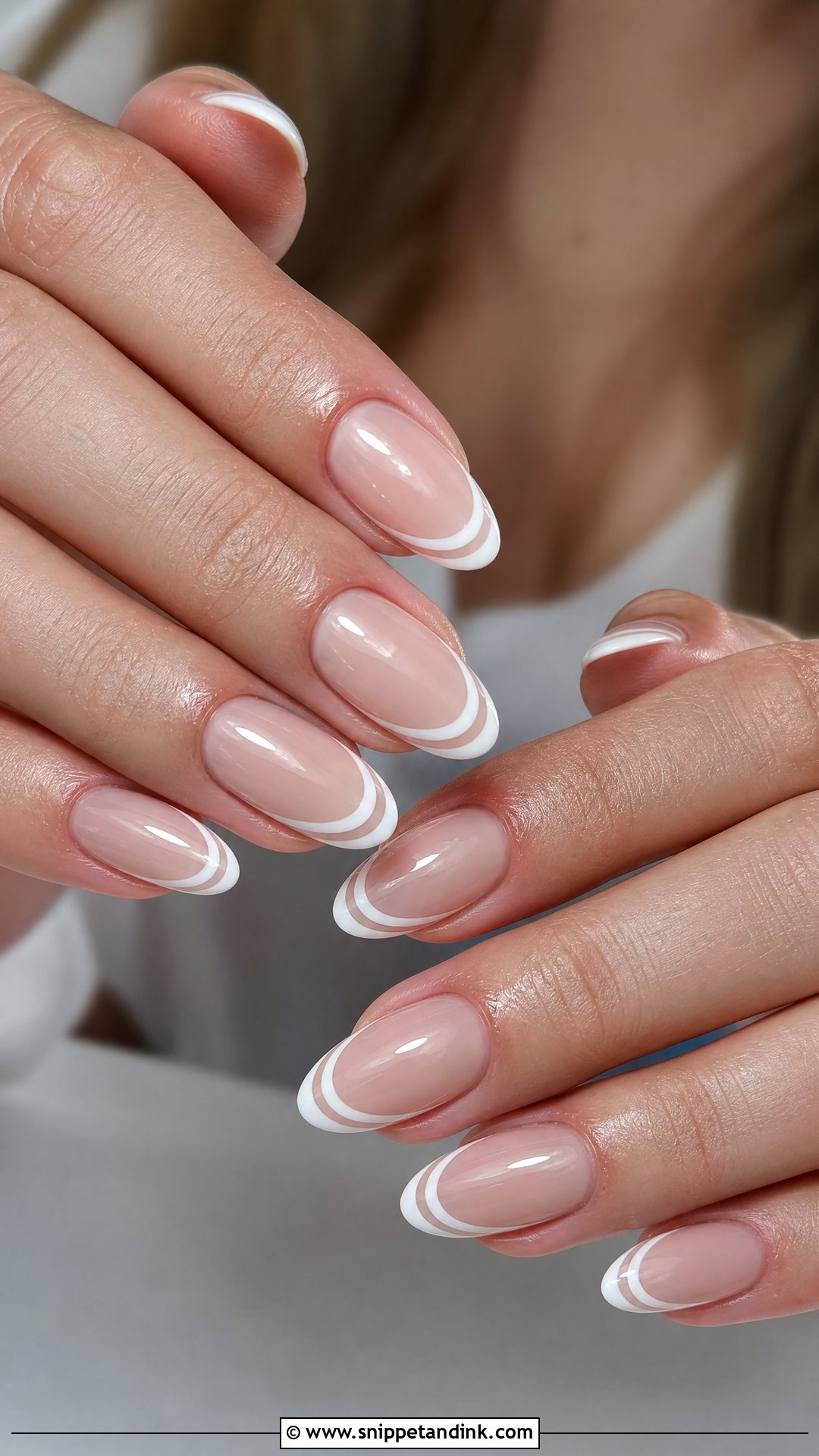 Double French Wedding Nails - Snippet and Ink - 25 French Wedding Nails