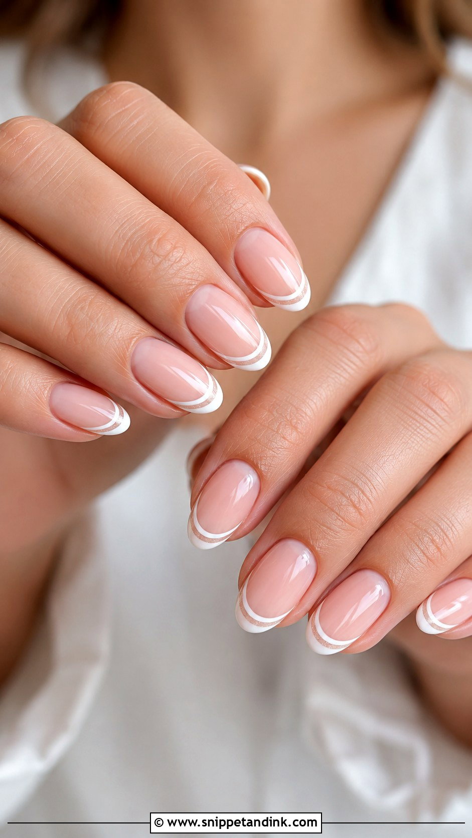 Double French Wedding Nails - Snippet and Ink - 20 French Nails Wedding Brides