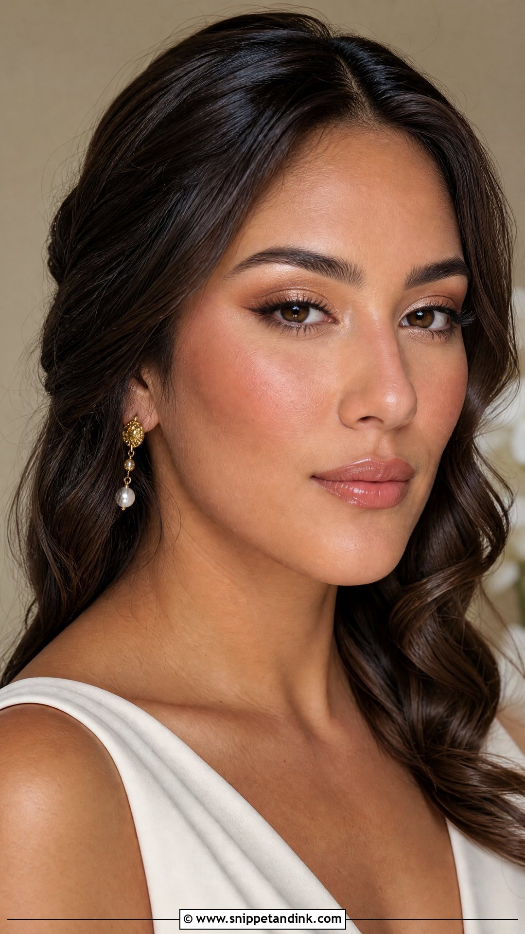 Douyin Wedding Makeup With Soft Brown Eyes - Snippet and Ink - 20 Douyin Wedding Makeup Ideas