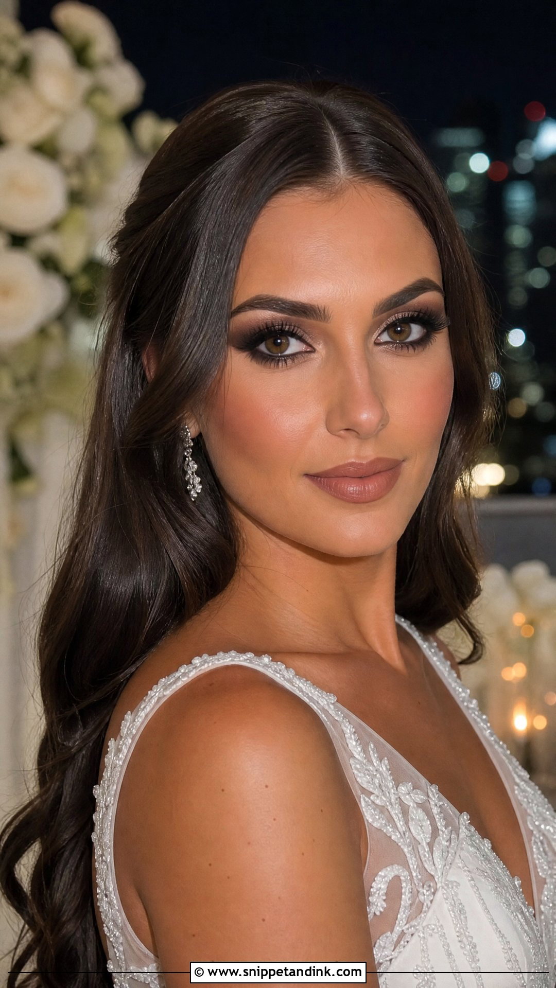 Dramatic Bridal Eye Makeup - Snippet and Ink - 20 Bride Eye Makeup Wedding Day Ideas