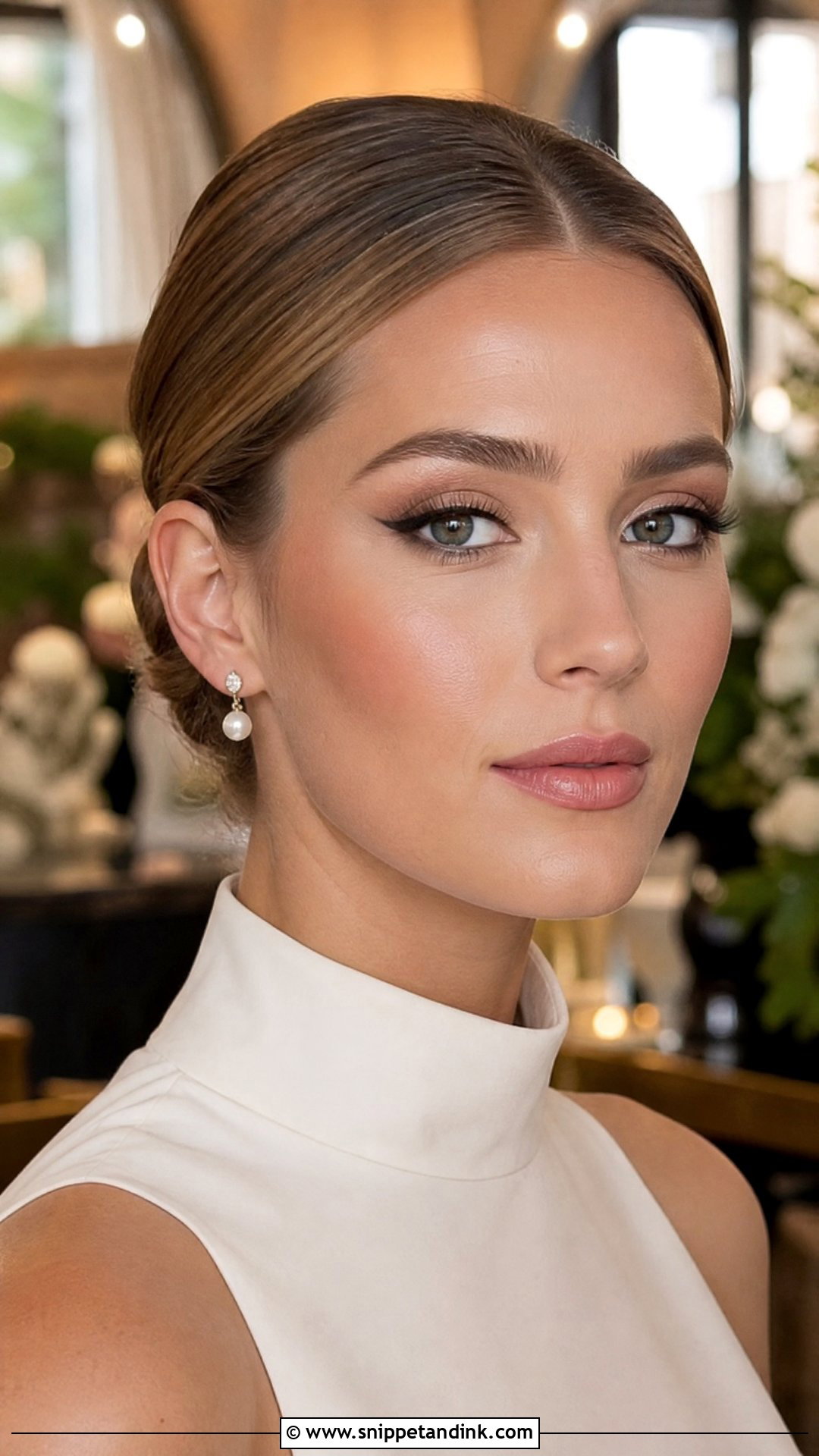 Dramatic Bridal Makeup With Black Eyeliner - Snippet and Ink - 20 Dramatic Bridal Makeup Ideas