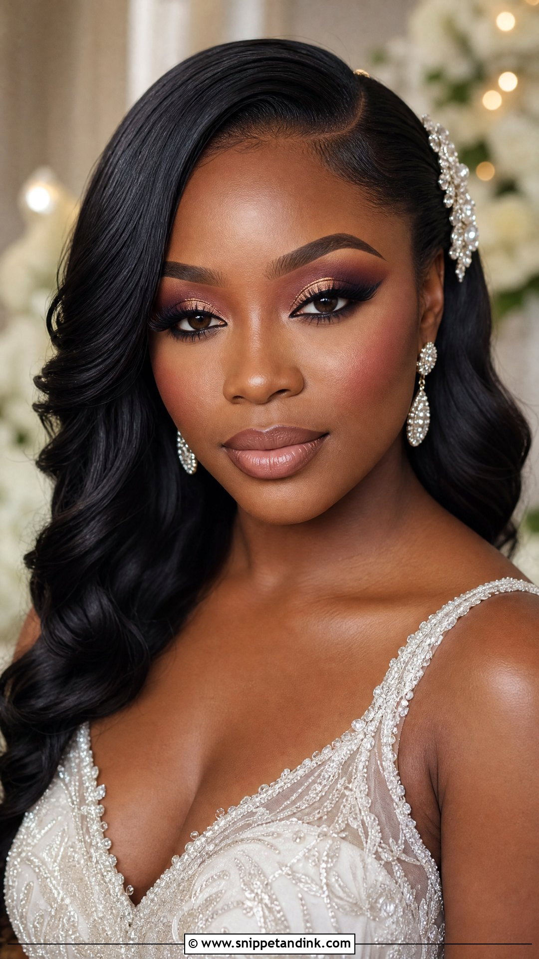 Dramatic Eye Wedding Makeup - Snippet and Ink - 30 Wedding Day Makeup Ideas