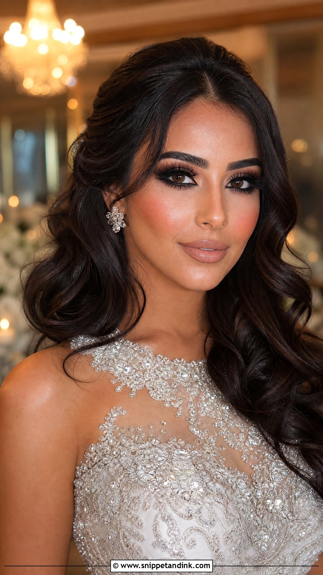 Dramatic Glam Bridal Makeup - Snippet and Ink - 25 Glam Bridal Makeup Ideas