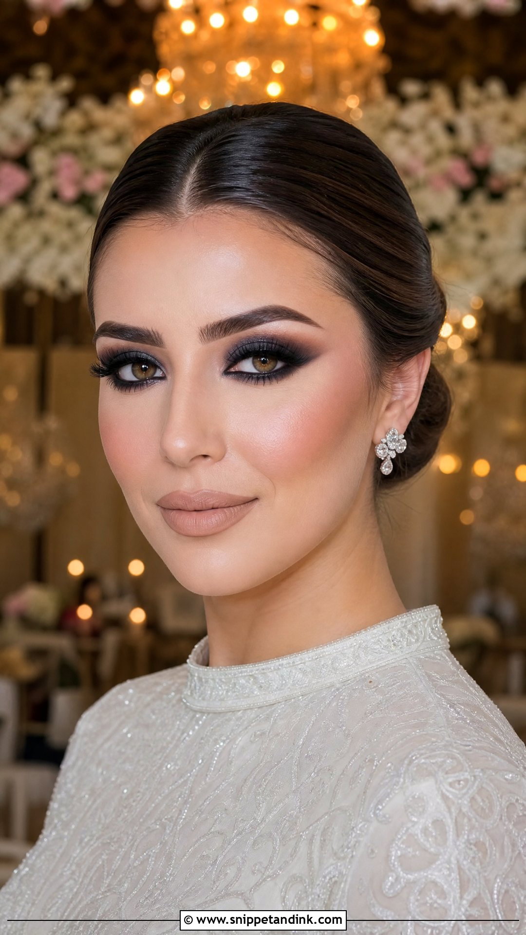 Dramatic Smokey Eye Wedding Makeup - Snippet and Ink - 20 Smokey Eye Wedding Makeup Ideas
