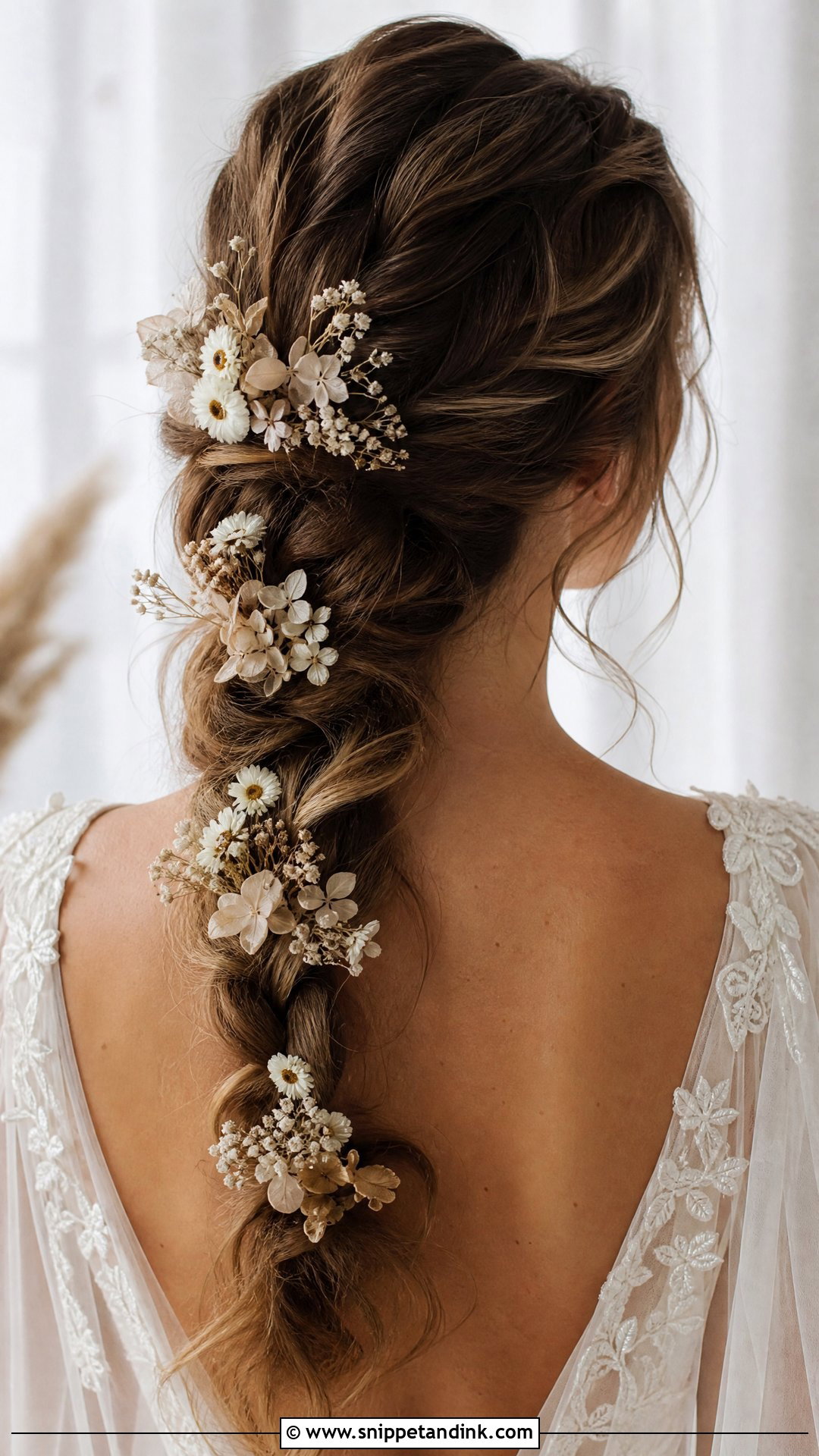 Dried Flower Bridal Hair Accessories - Snippet and Ink - 15 Floral Bridal Hair Accessories