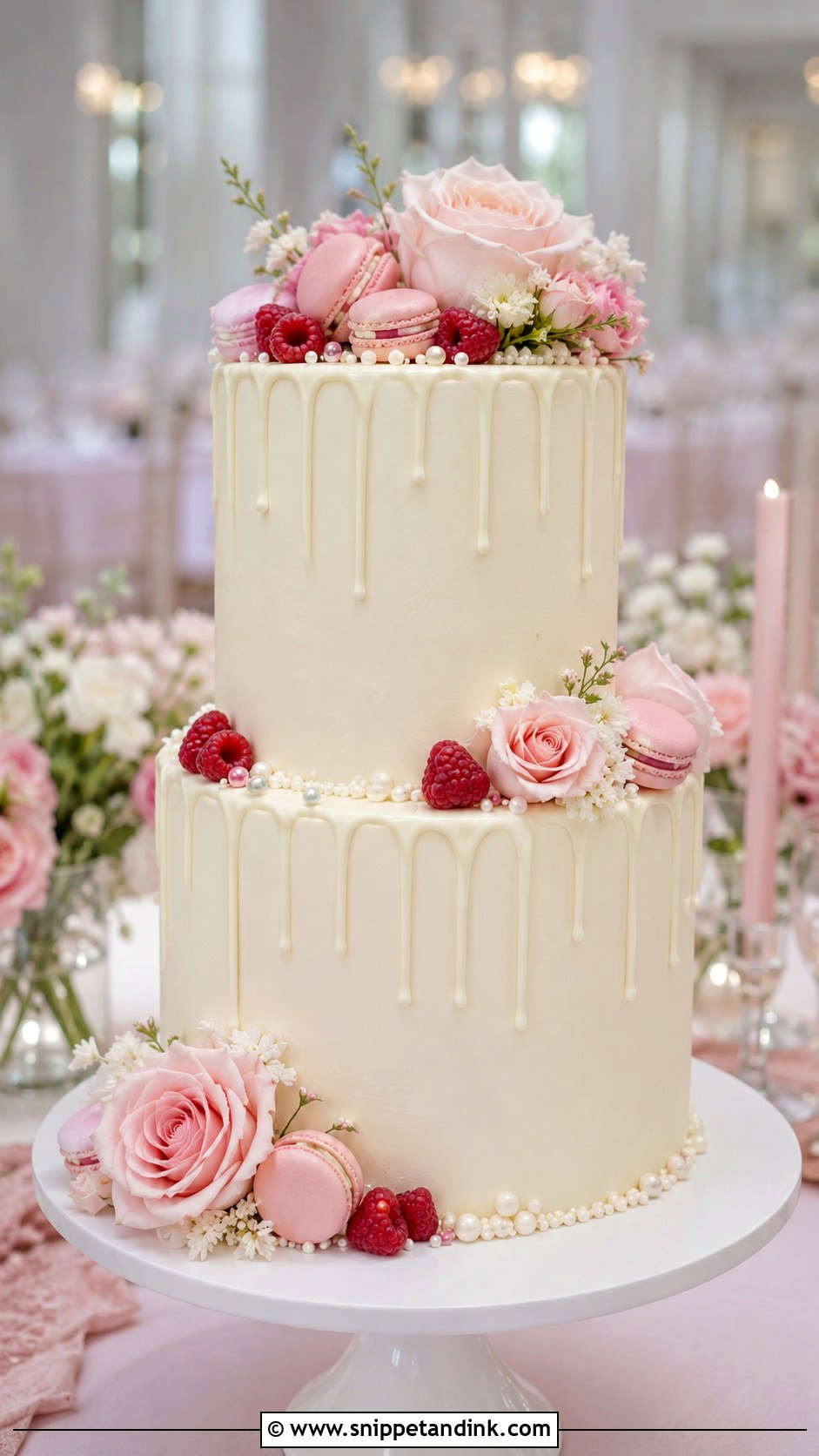 Drip Frosting Wedding Cake - Snippet and Ink - 20 Frosting for Wedding Cakes