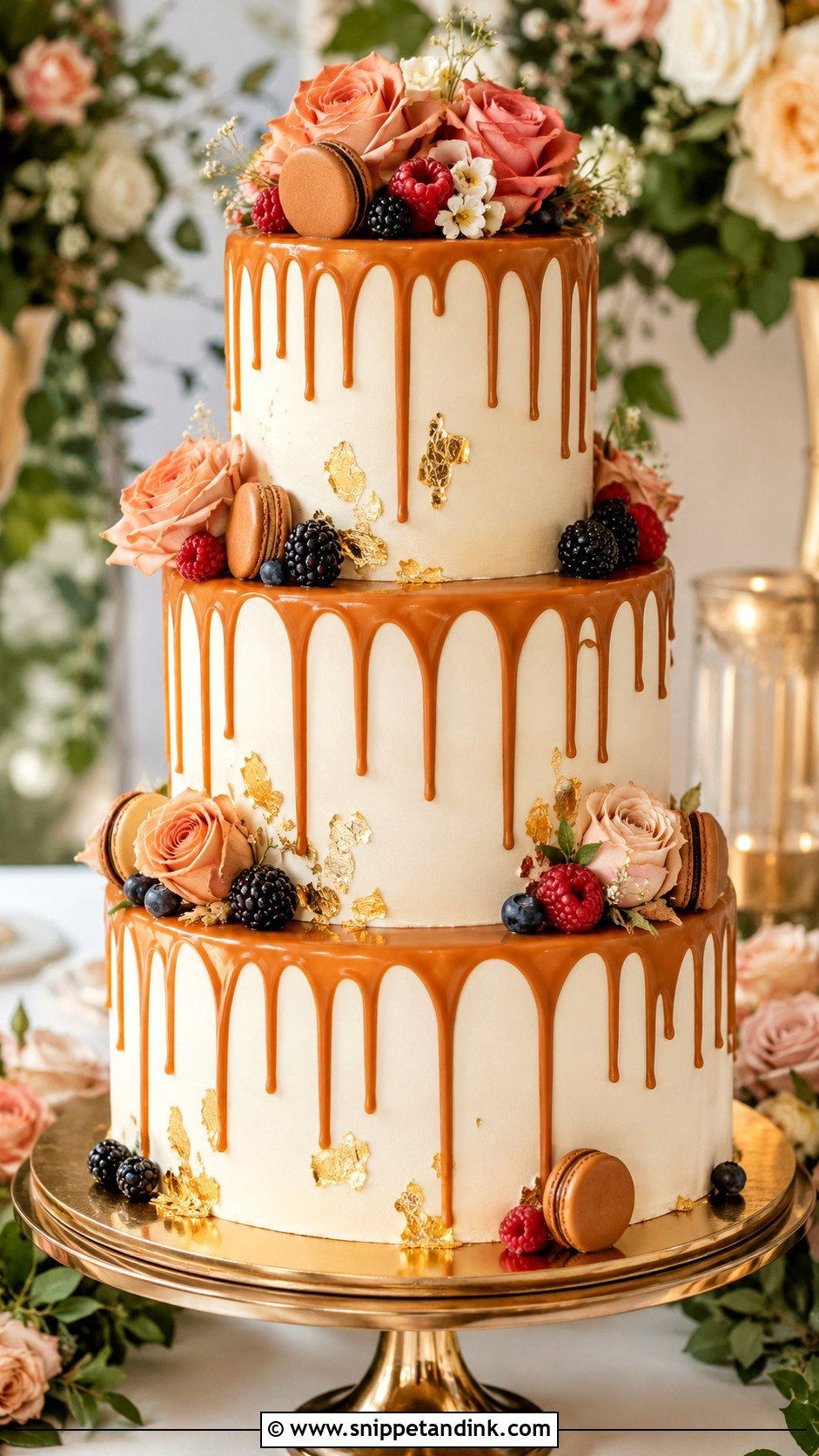 Drip Wedding Cake - Snippet and Ink - 30 Novelty Wedding Cakes