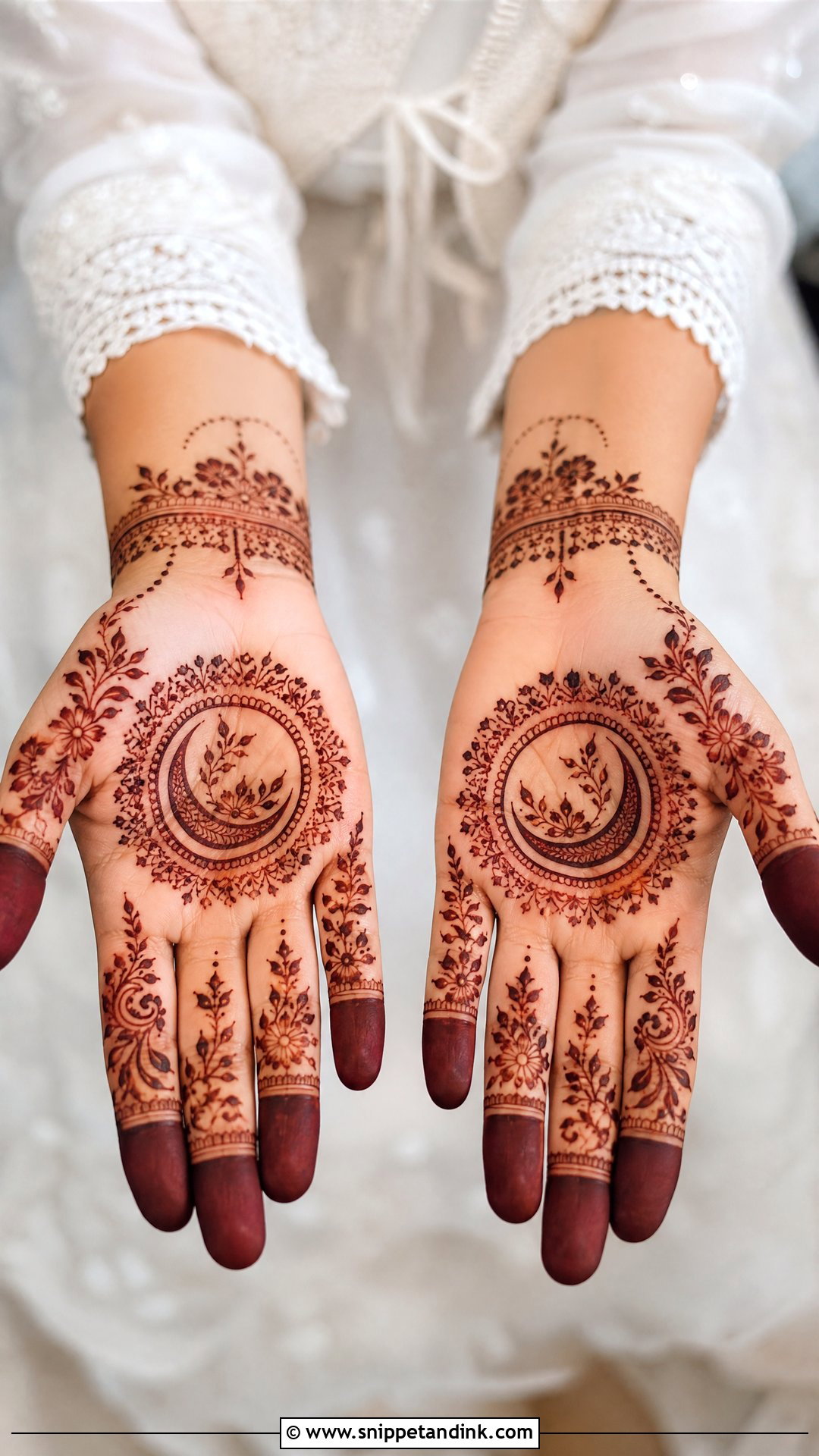 Dubai Eid Front Hand Mehndi Design - Snippet and Ink - 20 Dubai Front Hand Mehndi Designs
