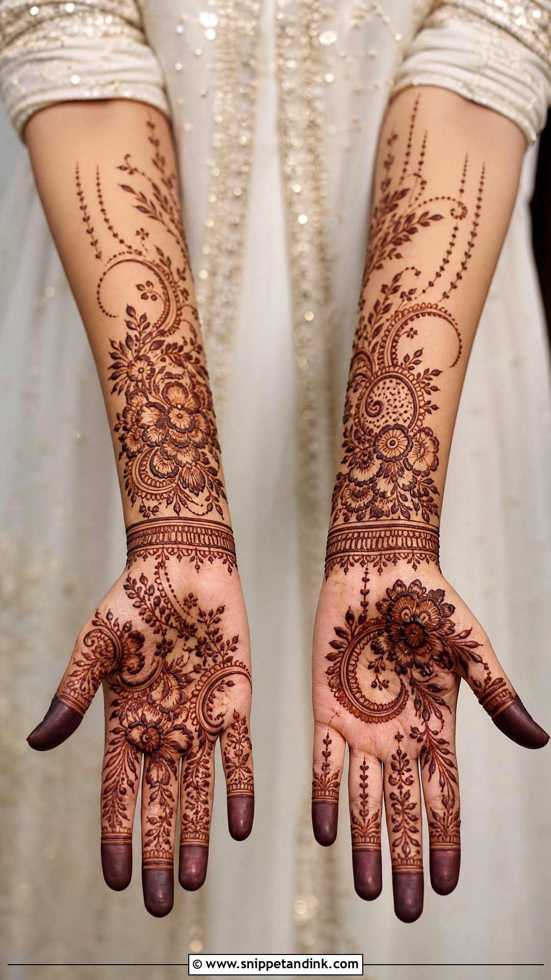 Dubai Eid Full Hand Mehndi Design - Snippet and Ink - 20 Dubai Full Hand Mehndi Designs