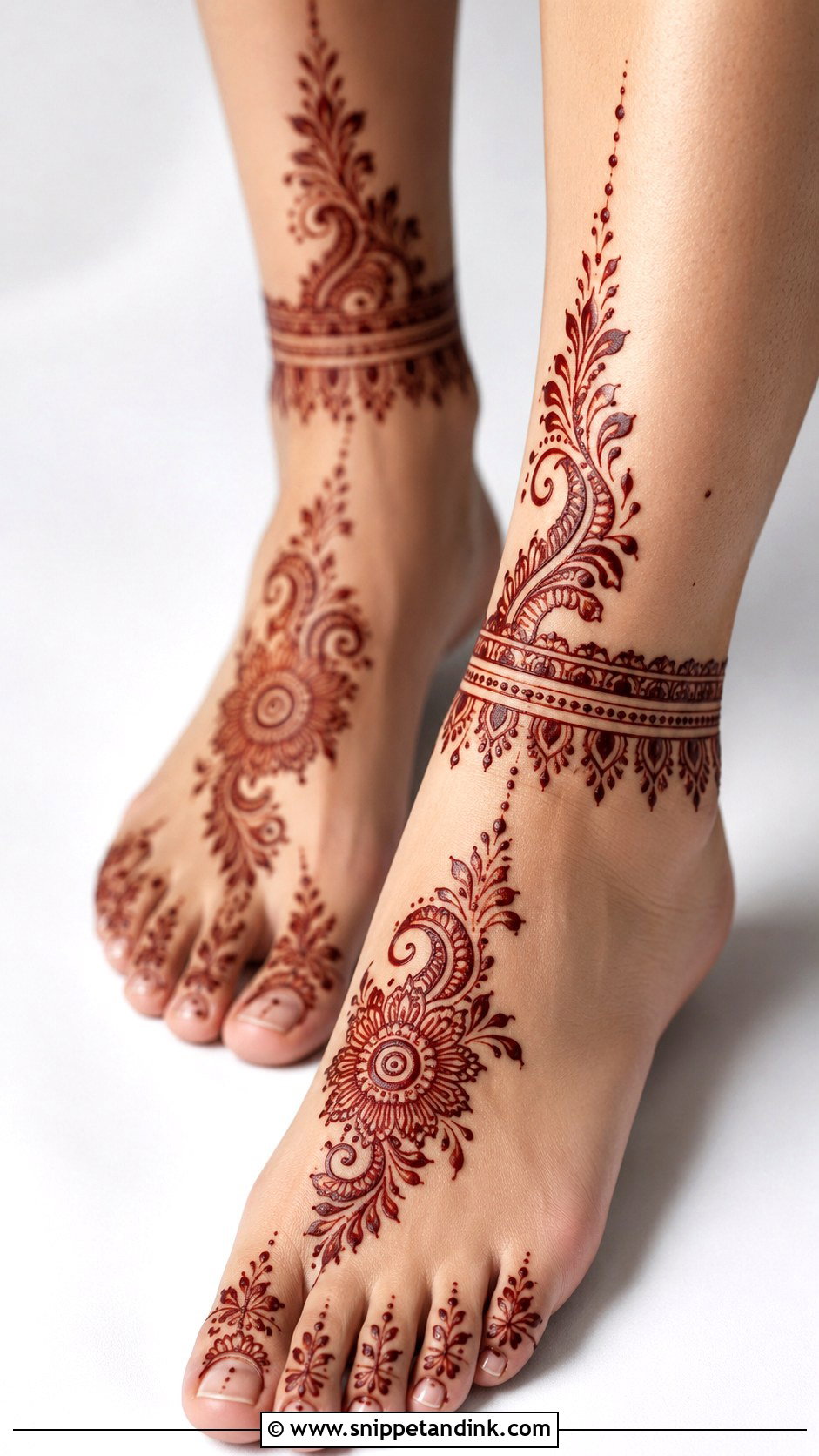 Dubai Foot Mehndi Design - Snippet and Ink - 35 Dubai Mehndi Designs