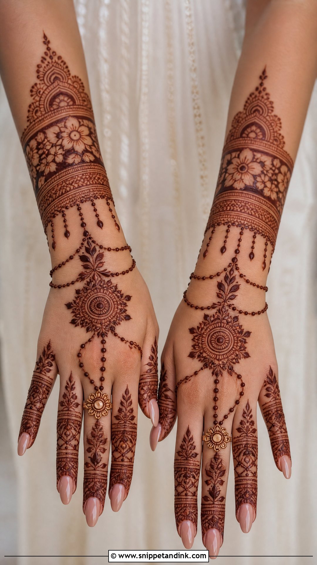 Dubai Jewelry Full Hand Mehndi Design - Snippet and Ink - 20 Dubai Full Hand Mehndi Designs