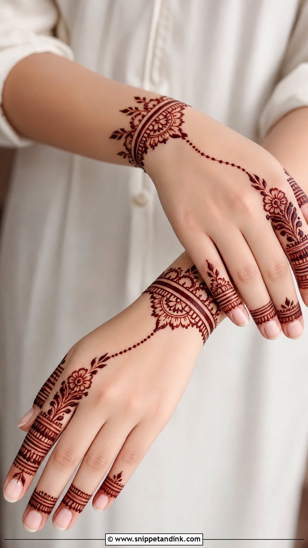 Dubai Khafif Bracelet Mehndi Design - Snippet and Ink - 30 Dubai Khafif Mehndi Designs