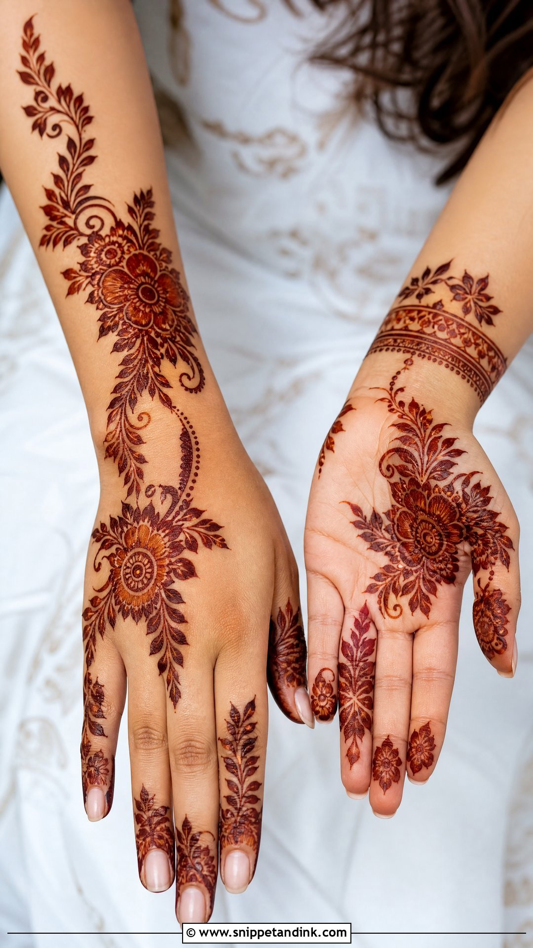 Dubai Khaleeji Bridal Henna - Snippet and Ink - 20 Khaleeji Bridal Henna Ideas