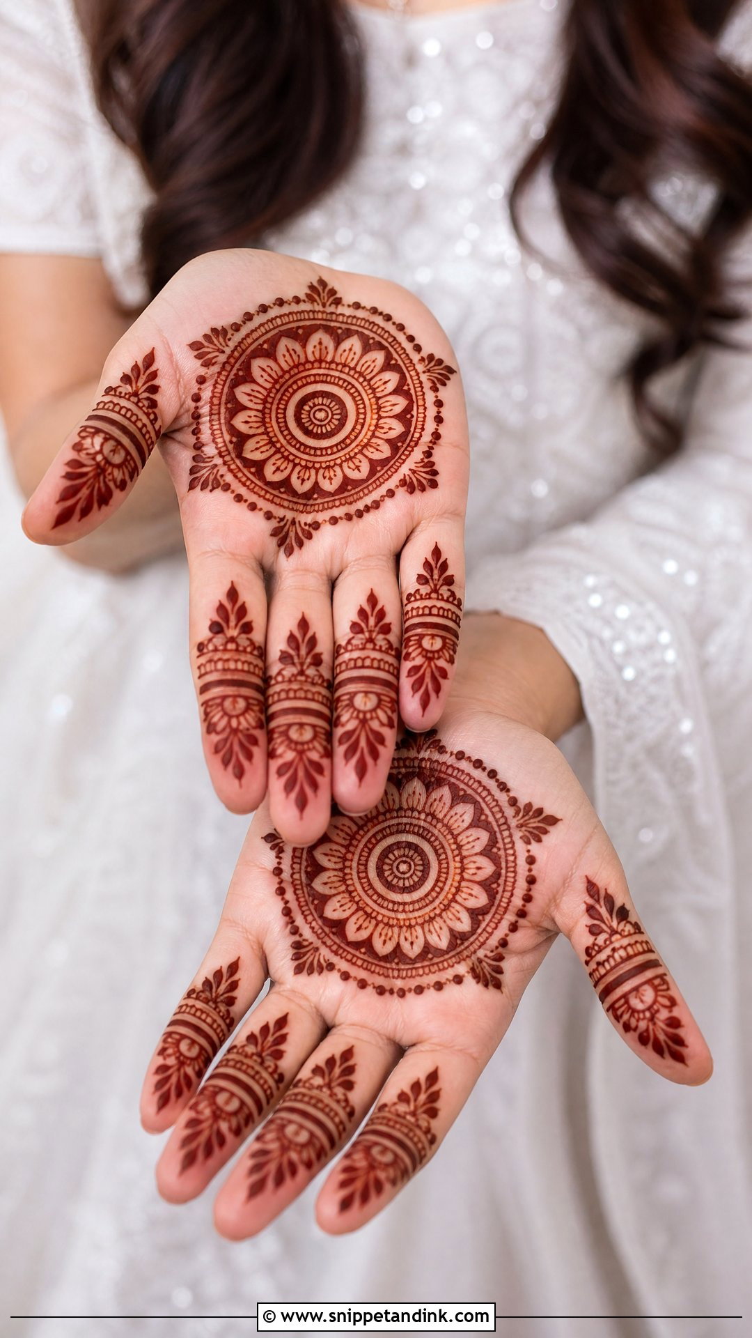 Dubai Mandala Front Hand Mehndi Design - Snippet and Ink - 20 Dubai Front Hand Mehndi Designs