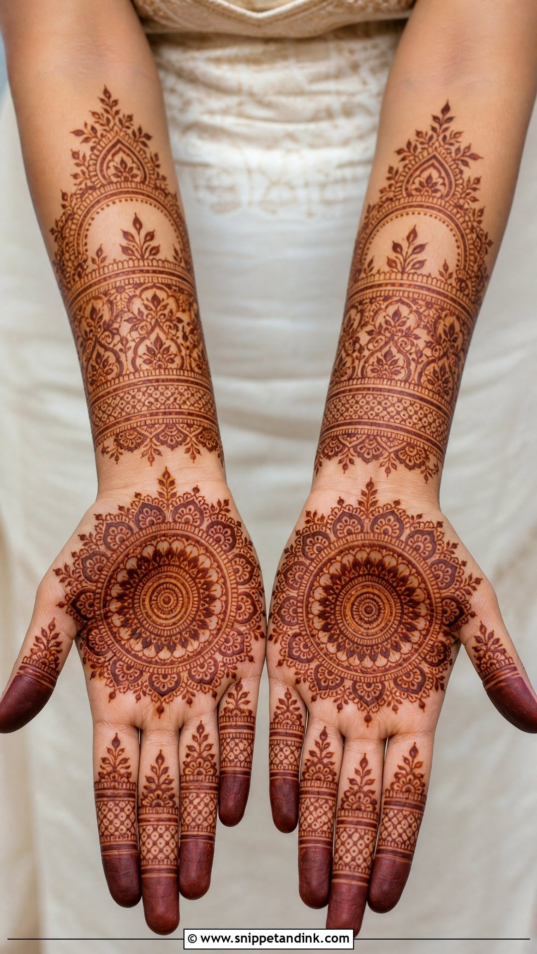 Dubai Mandala Full Hand Mehndi Design - Snippet and Ink - 20 Dubai Full Hand Mehndi Designs