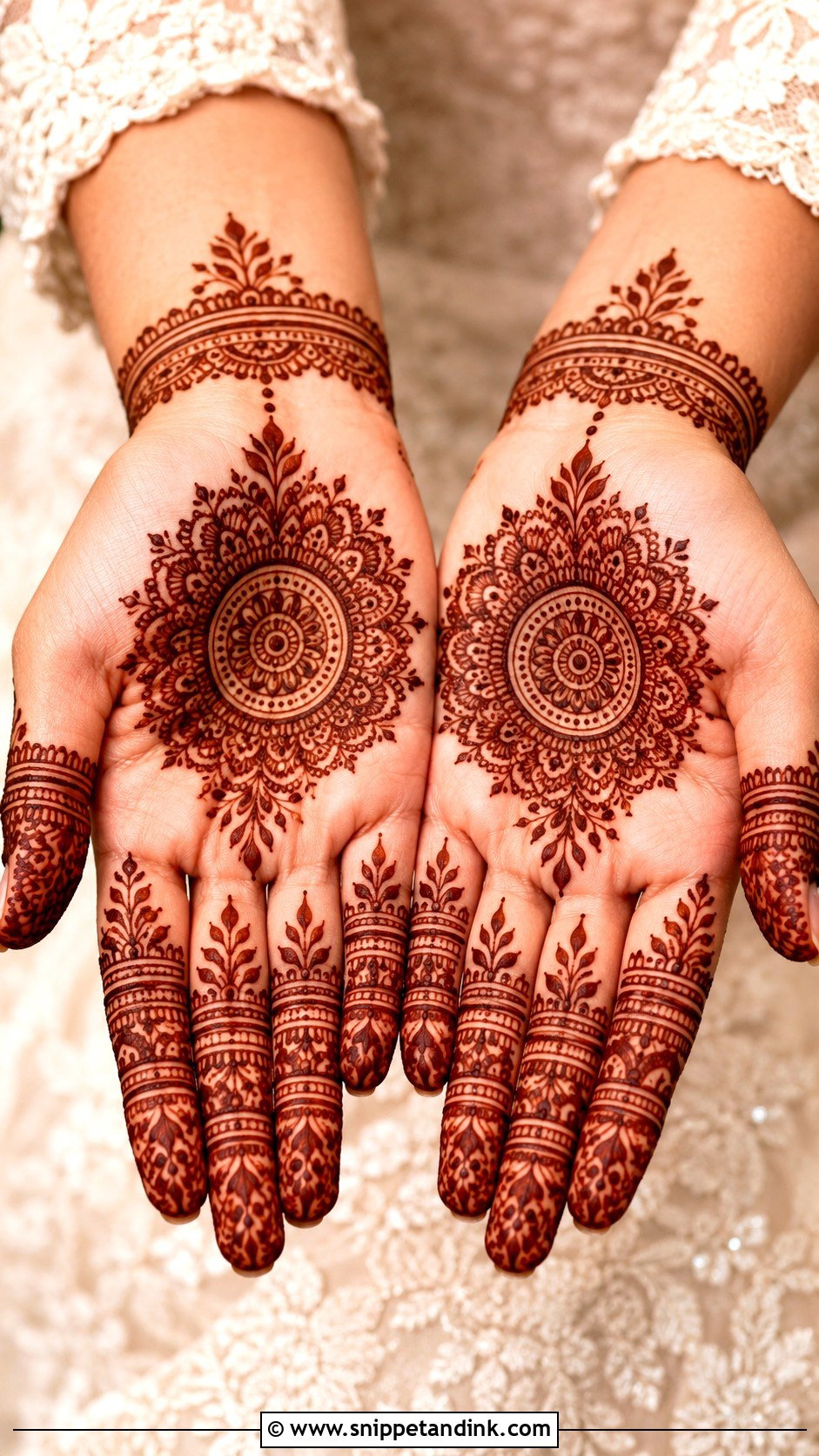 Dubai Mandala Mehndi Design - Snippet and Ink - 35 Dubai Mehndi Designs