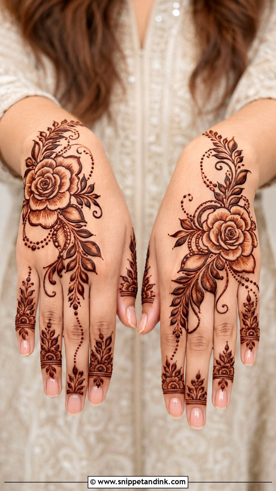 Dubai Shaded Mehndi Design - Snippet and Ink - 35 Dubai Mehndi Designs