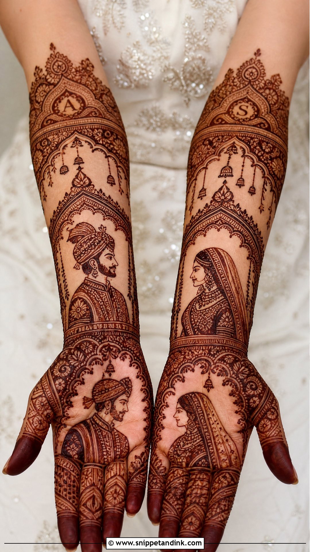 Dulha Dulhan Bridal Mehndi Design - Snippet and Ink - 20 Bridal Mehndi Mehandi Designs for Hands Brides Indian Weddings