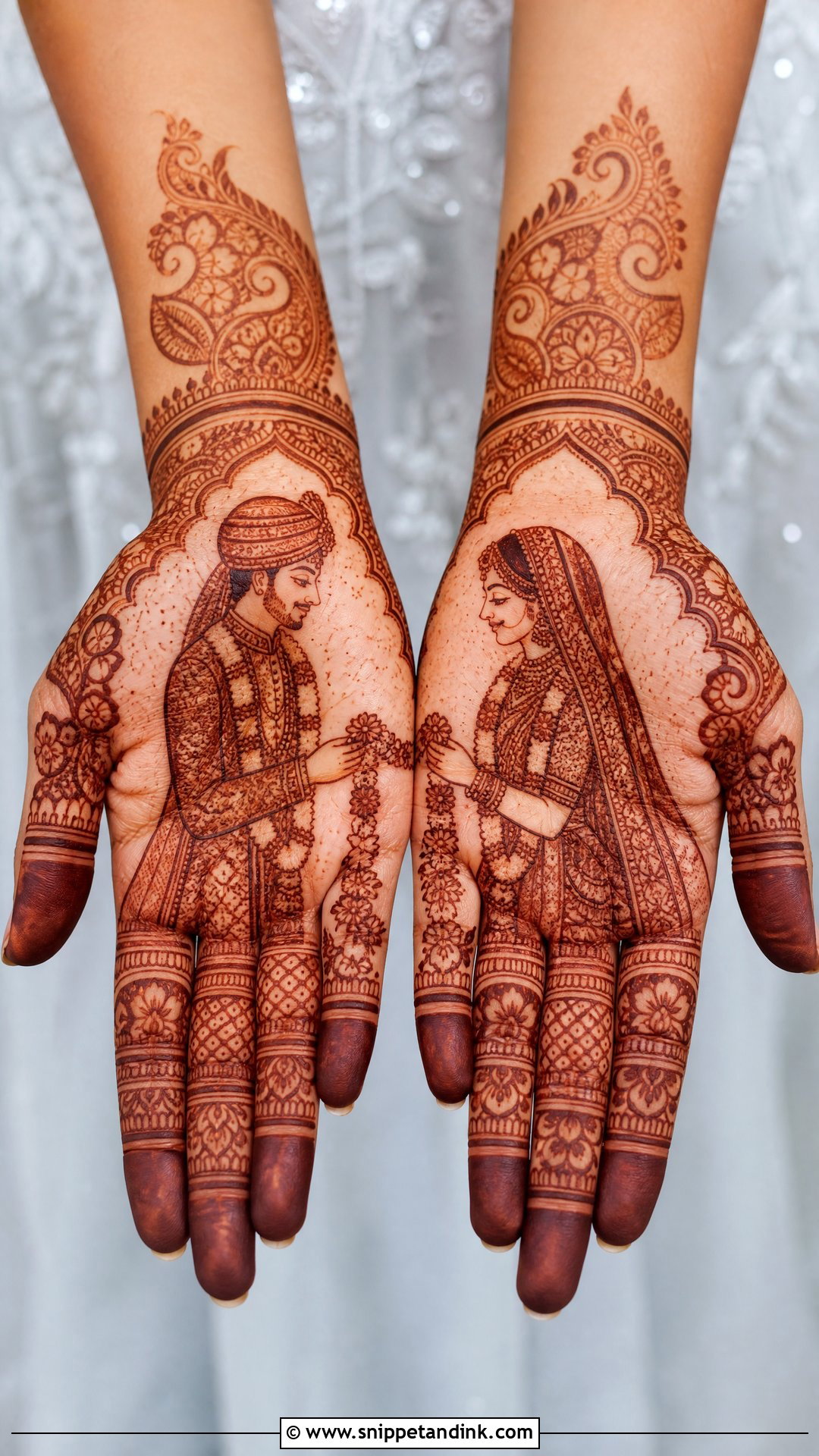 Dulha Dulhan Bridal Mehndi - Snippet and Ink - 25 Bridal Mehndi Mehendi Designs for Bride