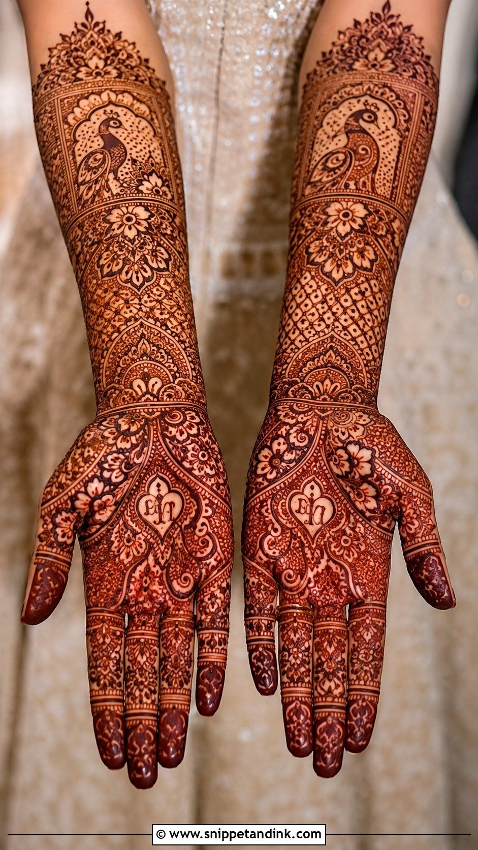 Dulhan Bridal Mehndi Design - Snippet and Ink - 30 Bridal Mehndi Design Ideas